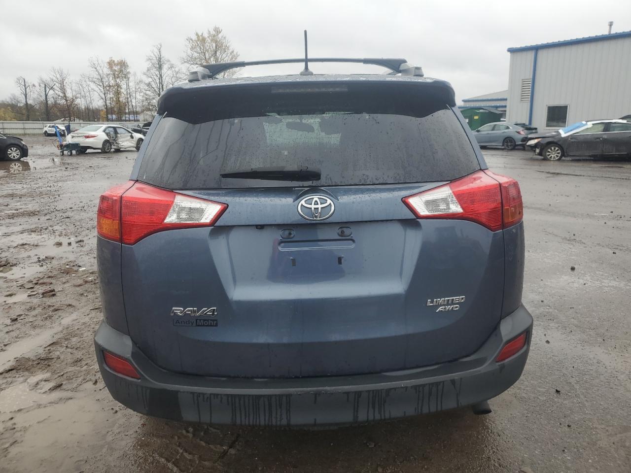 2014 Toyota Rav4 Limited Синий vin: 2T3DFREV9EW146828