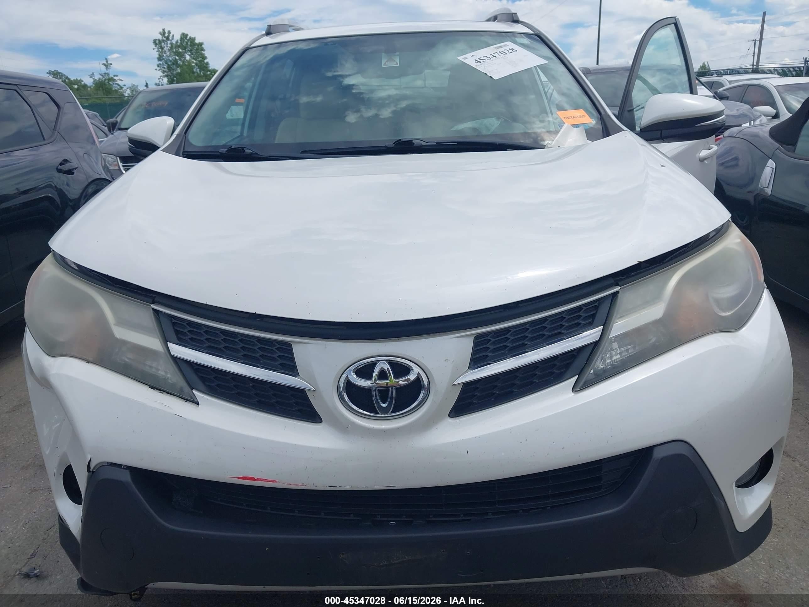 2014 Toyota Rav4 Limited White vin: 2T3DFREV9EW172118