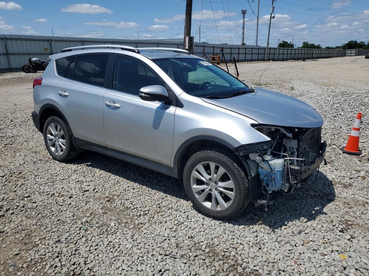 2014 Toyota Rav4 Limited Silver vin: 2T3DFREV9EW213976