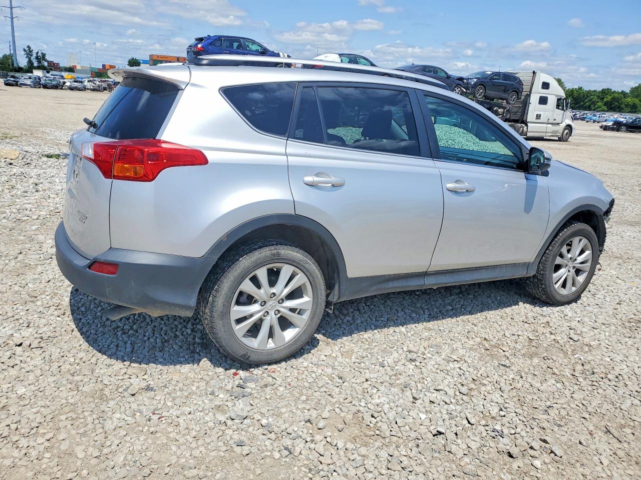 2014 Toyota Rav4 Limited Silver vin: 2T3DFREV9EW213976