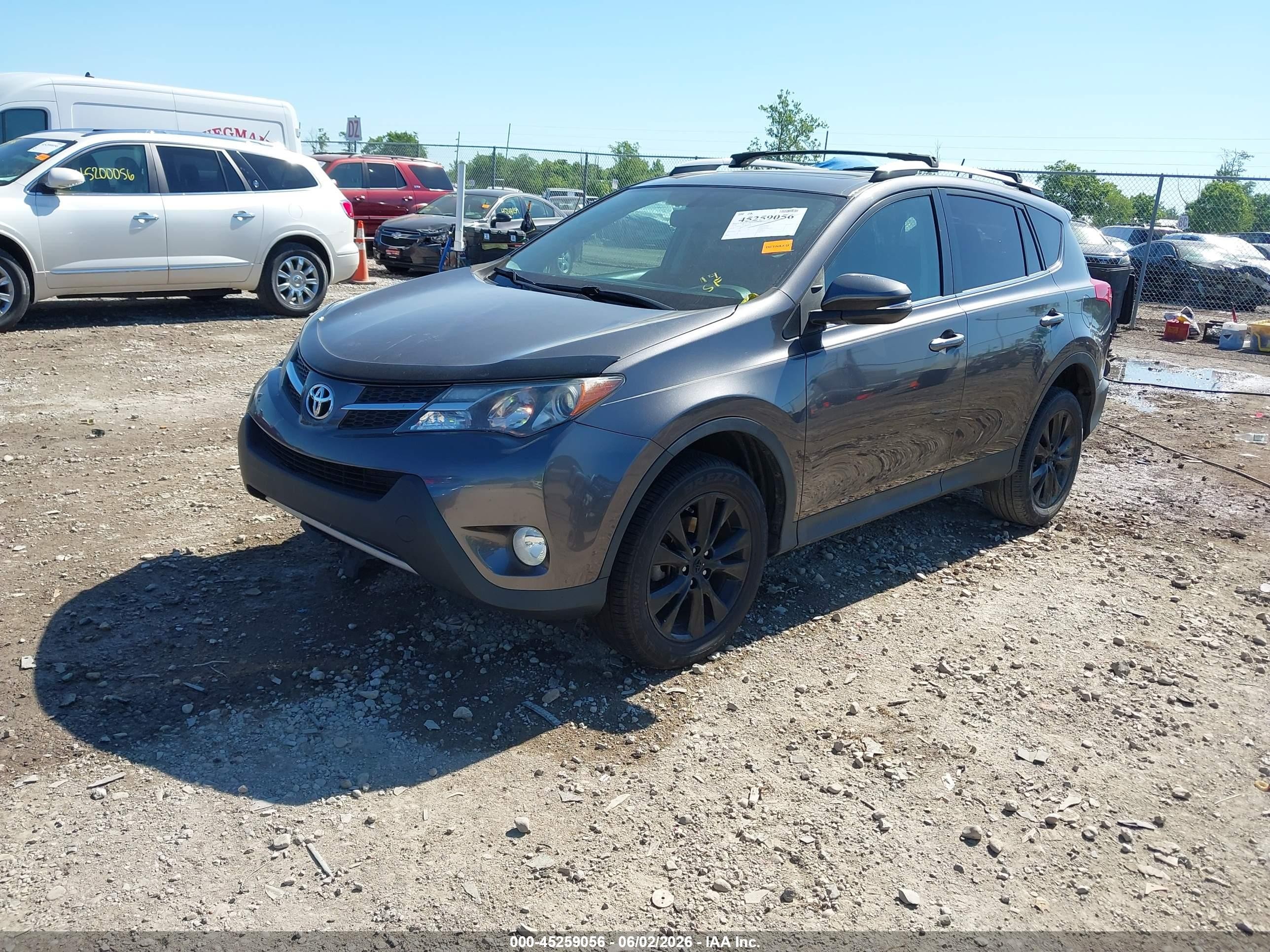 2014 Toyota Rav4 Limited Gray vin: 2T3DFREV9EW215579