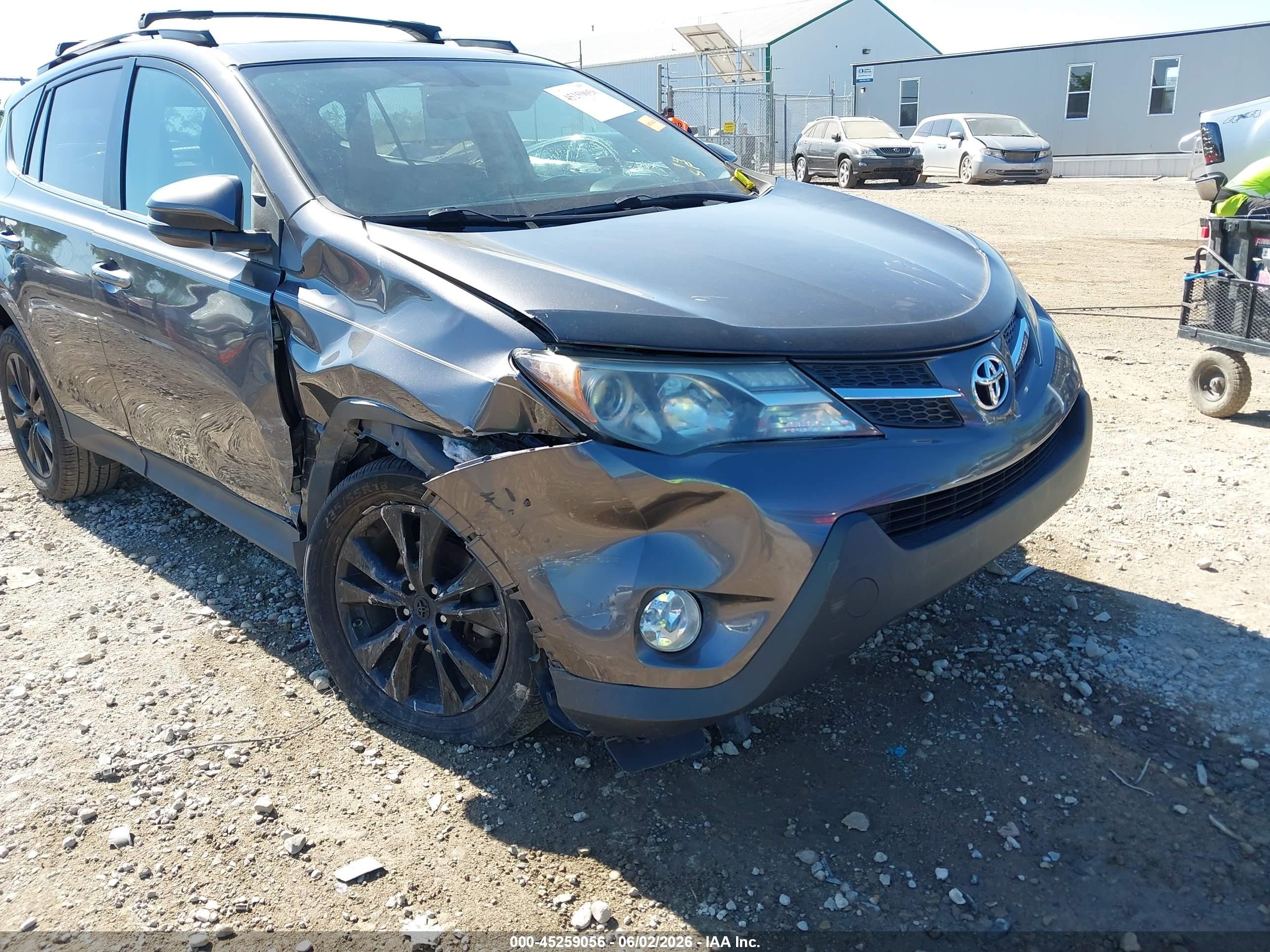 2014 Toyota Rav4 Limited Gray vin: 2T3DFREV9EW215579