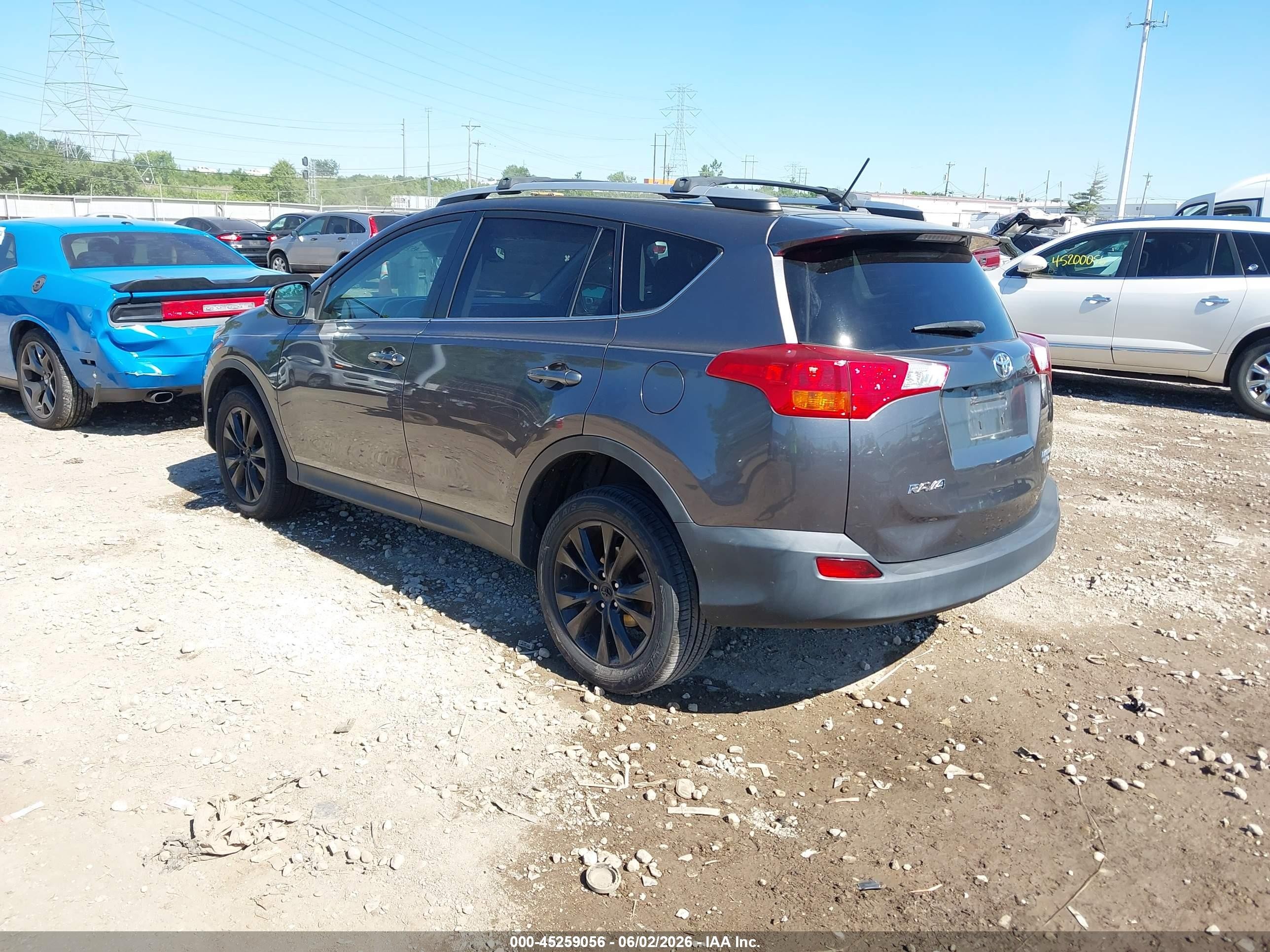 2014 Toyota Rav4 Limited Gray vin: 2T3DFREV9EW215579