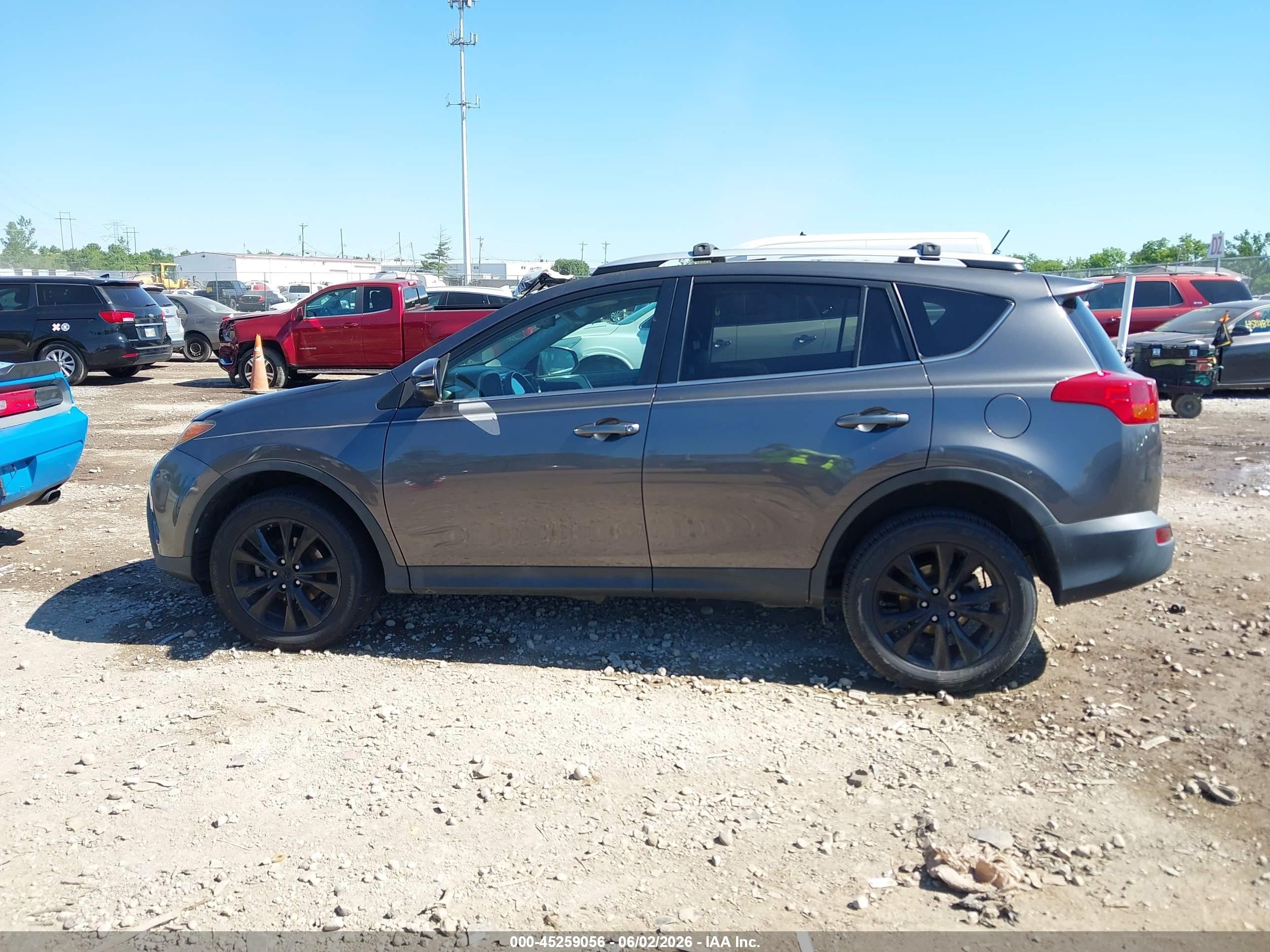 2014 Toyota Rav4 Limited Gray vin: 2T3DFREV9EW215579