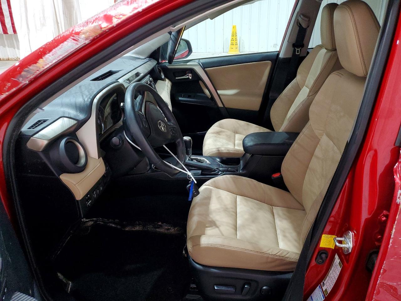 2014 Toyota Rav4 Limited Red vin: 2T3DFREV9EW222340