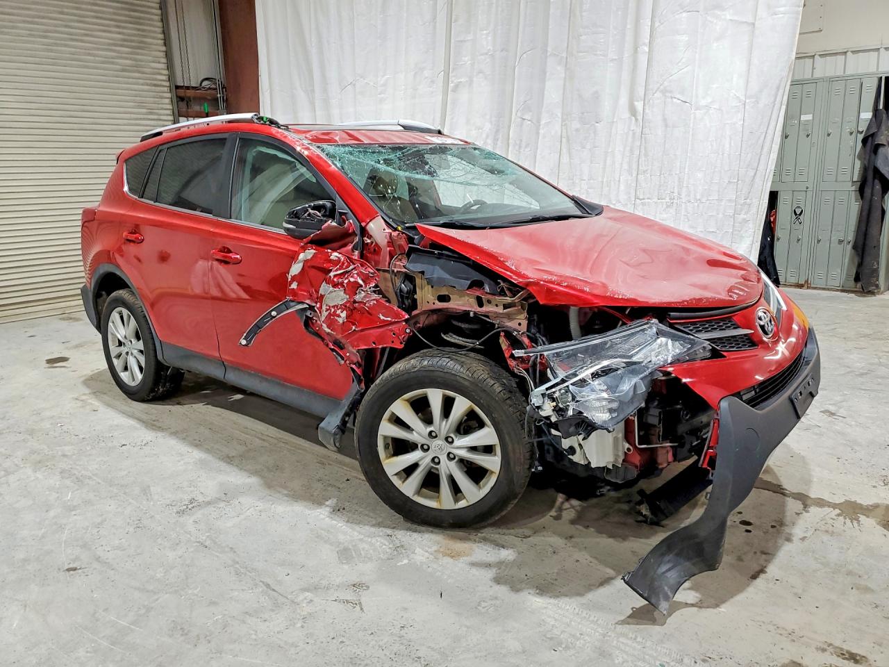 2014 Toyota Rav4 Limited Red vin: 2T3DFREV9EW222340