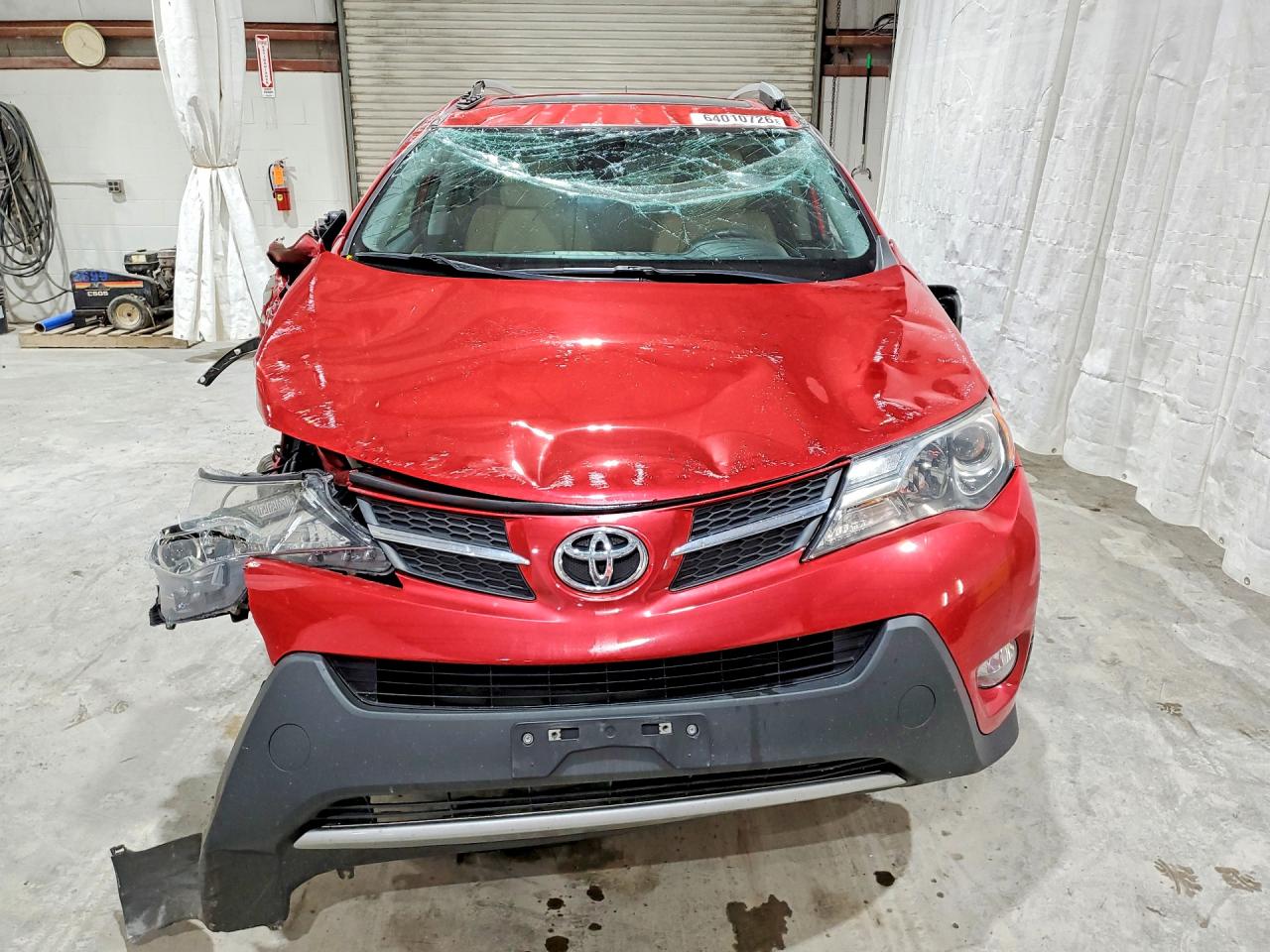 2014 Toyota Rav4 Limited Red vin: 2T3DFREV9EW222340