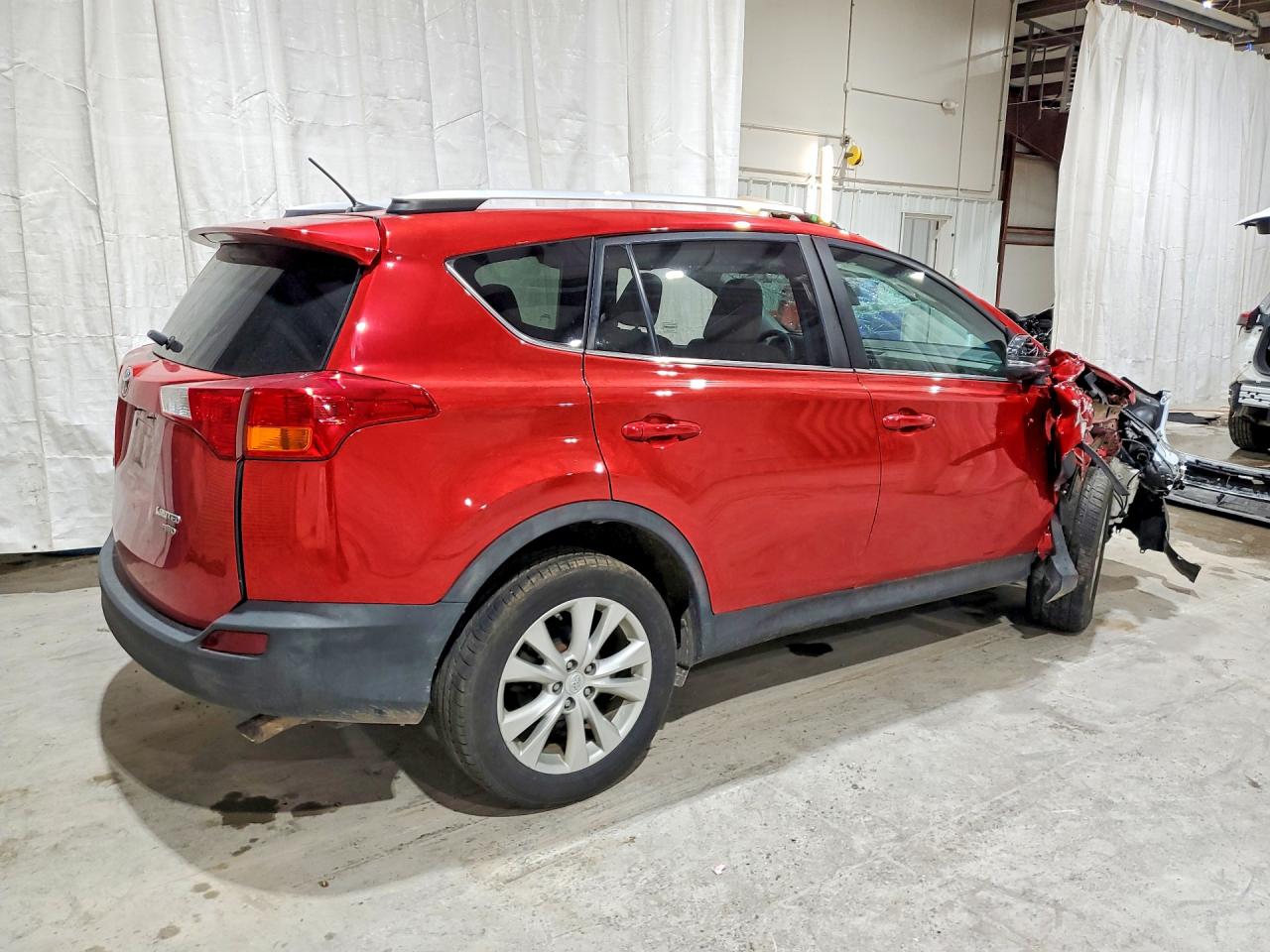 2014 Toyota Rav4 Limited Red vin: 2T3DFREV9EW222340