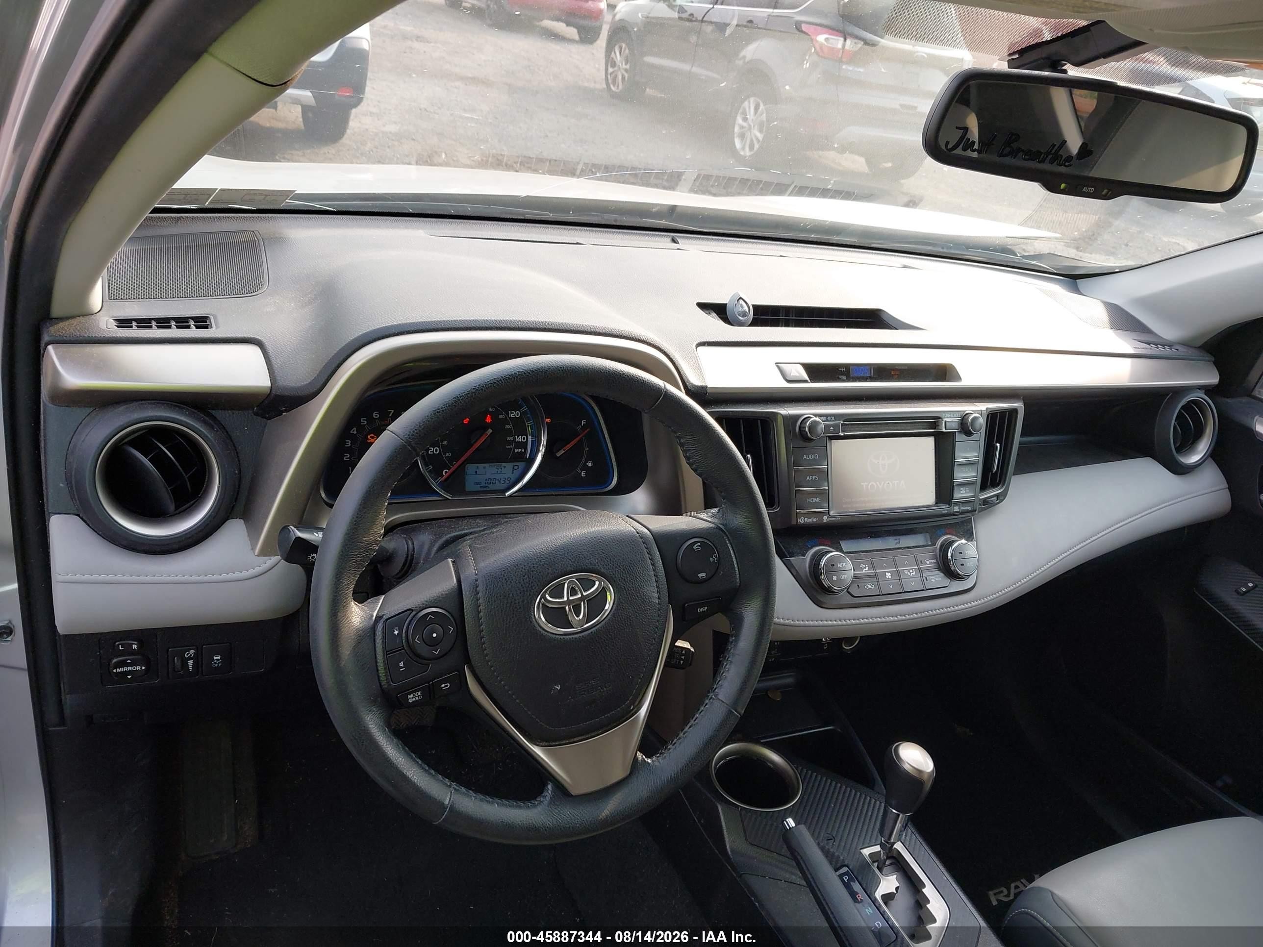 2015 Toyota Rav4 Limited Серебряный vin: 2T3DFREV9FW266548
