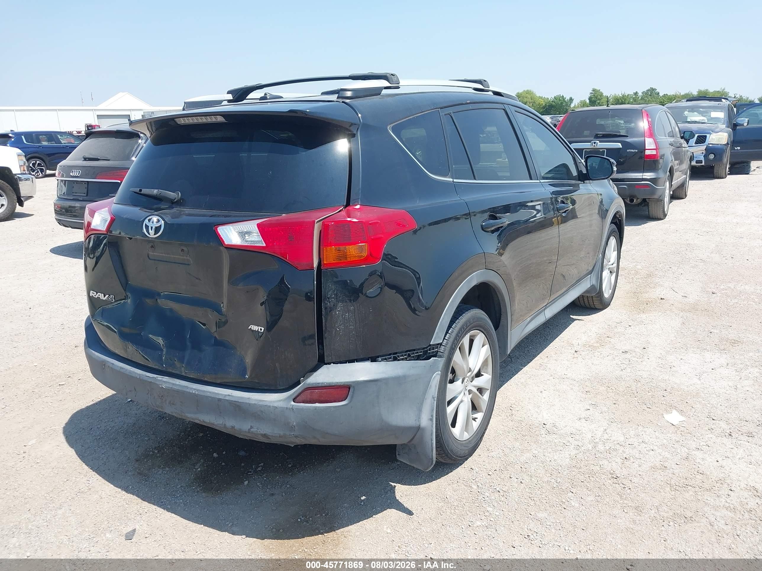 2015 Toyota Rav4 Limited Black vin: 2T3DFREV9FW282068