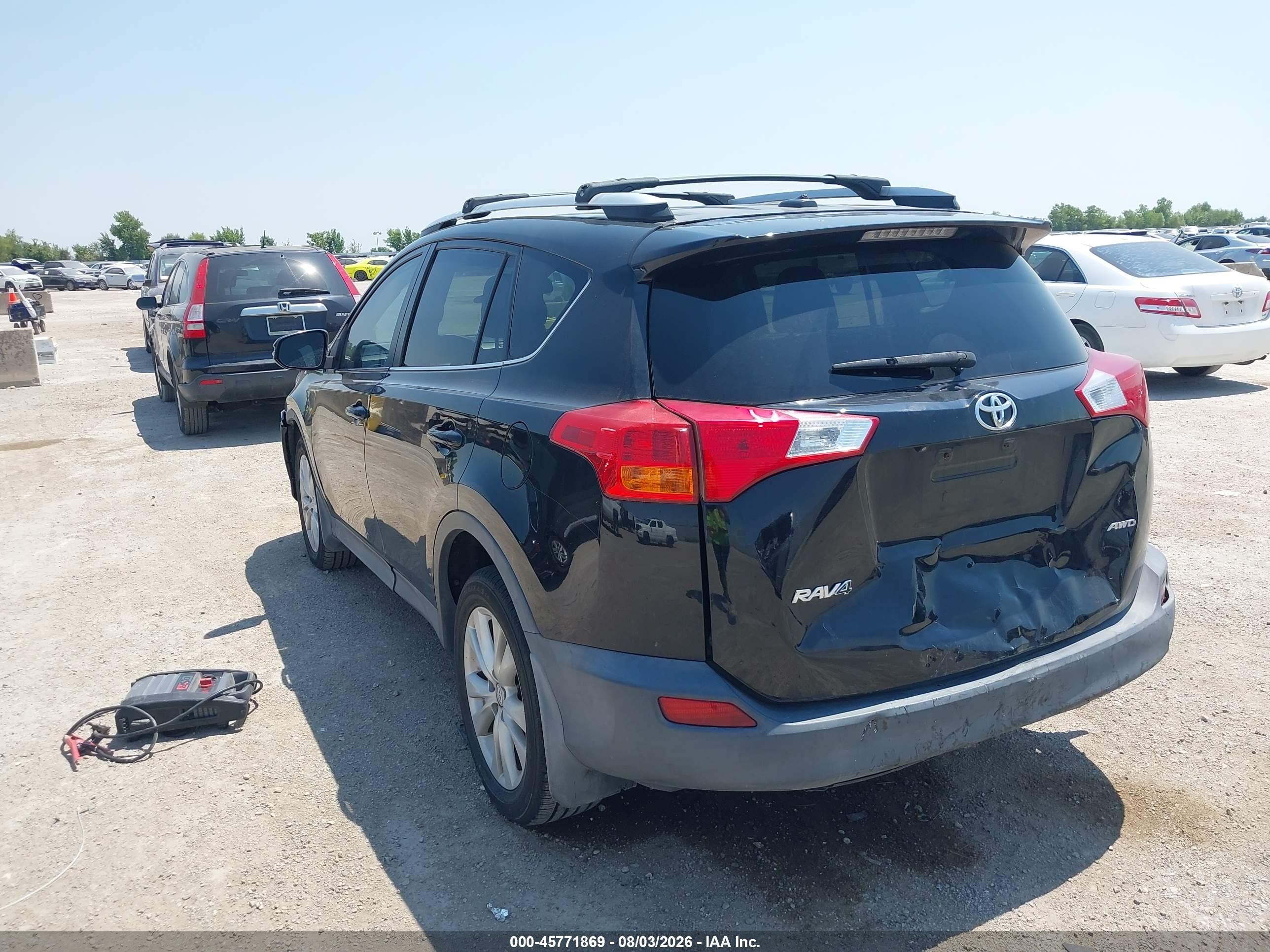 2015 Toyota Rav4 Limited Black vin: 2T3DFREV9FW282068