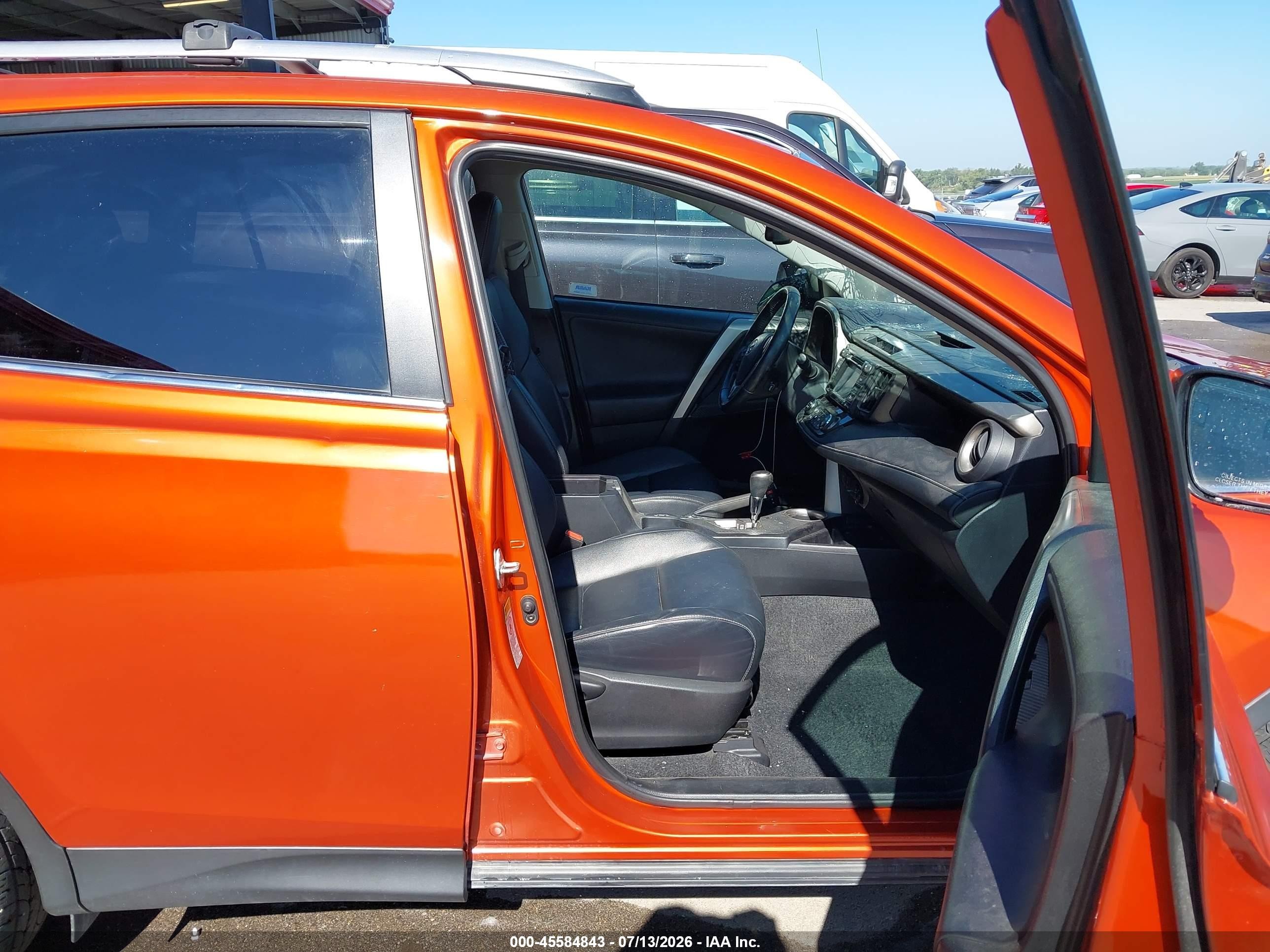 2015 Toyota Rav4 Limited Orange vin: 2T3DFREV9FW298660