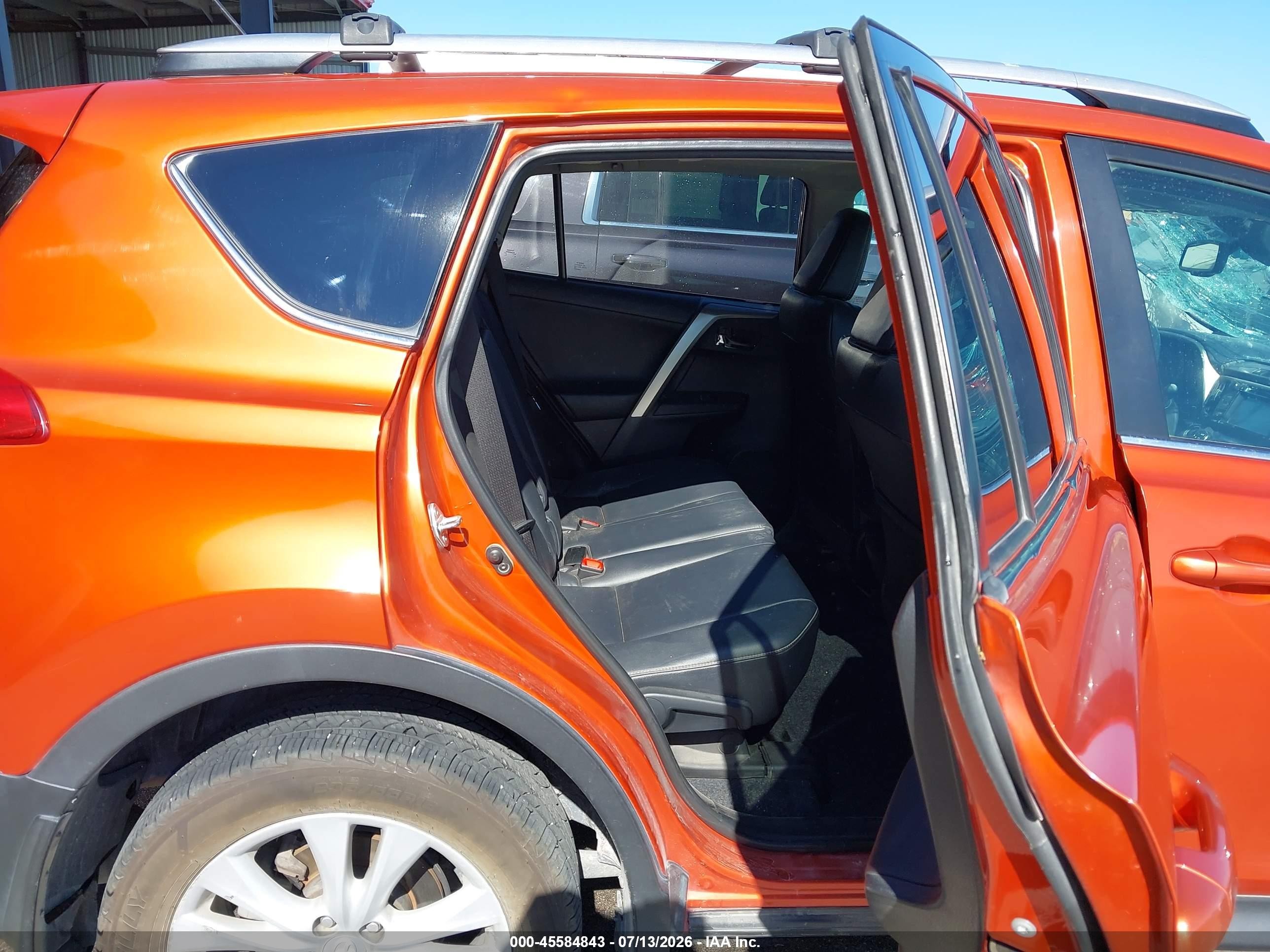2015 Toyota Rav4 Limited Orange vin: 2T3DFREV9FW298660