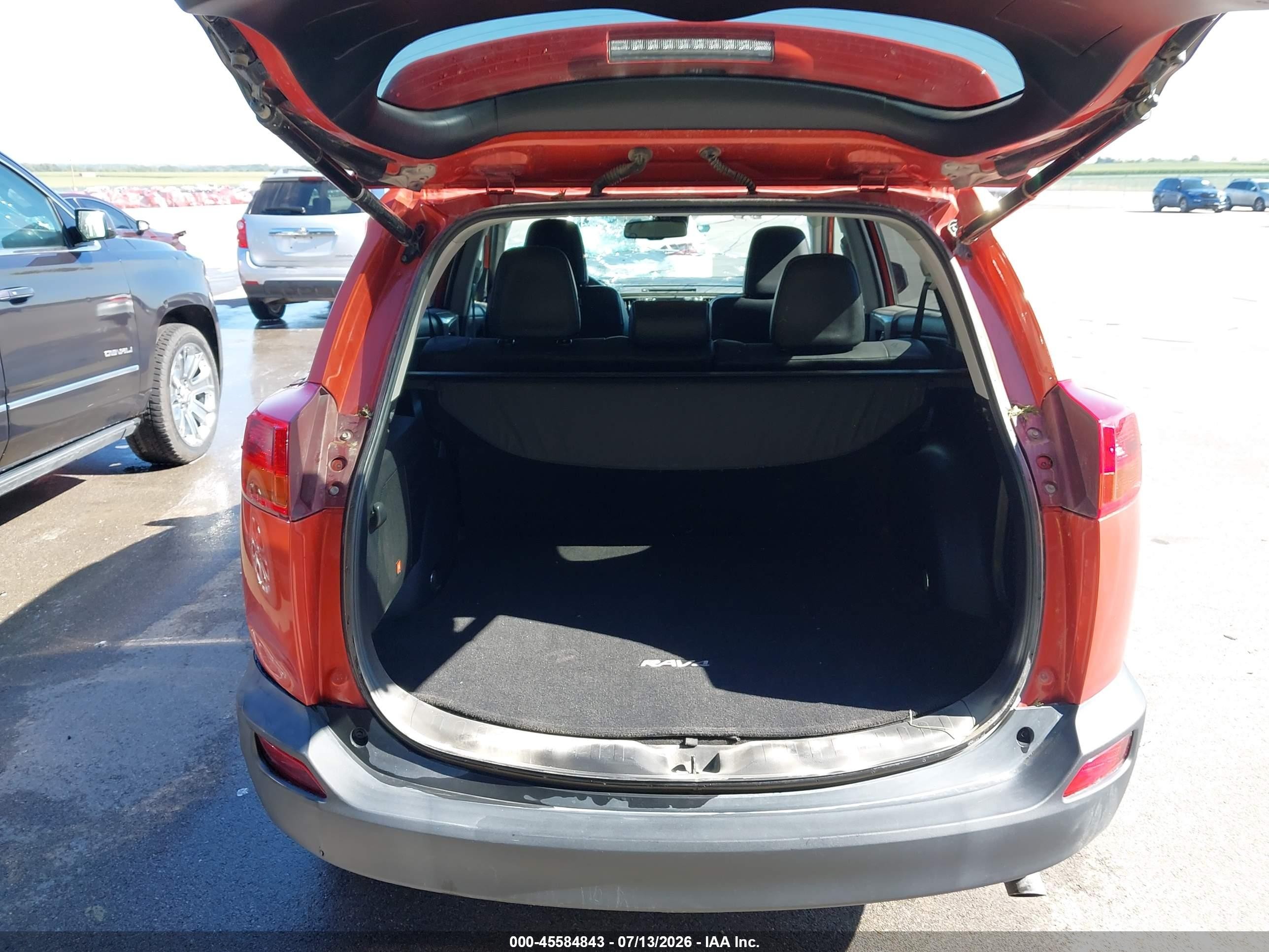 2015 Toyota Rav4 Limited Orange vin: 2T3DFREV9FW298660