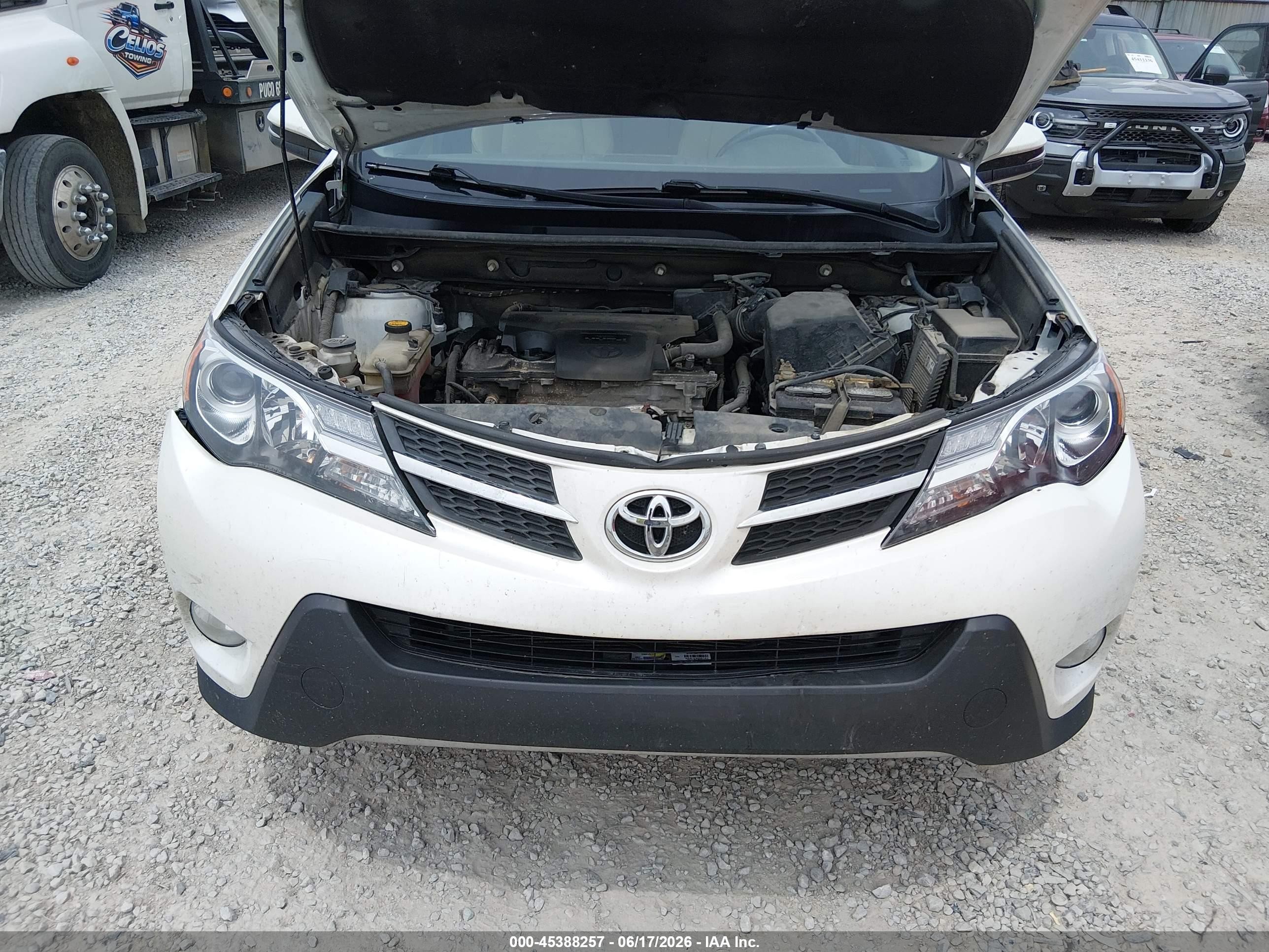 2015 Toyota Rav4 Limited White vin: 2T3DFREV9FW304991