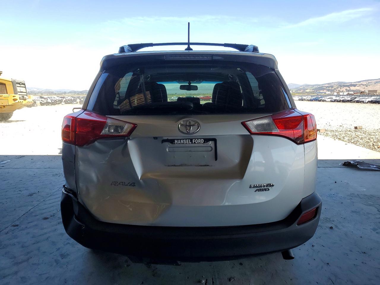 2015 Toyota Rav4 Limited Silver vin: 2T3DFREV9FW306255