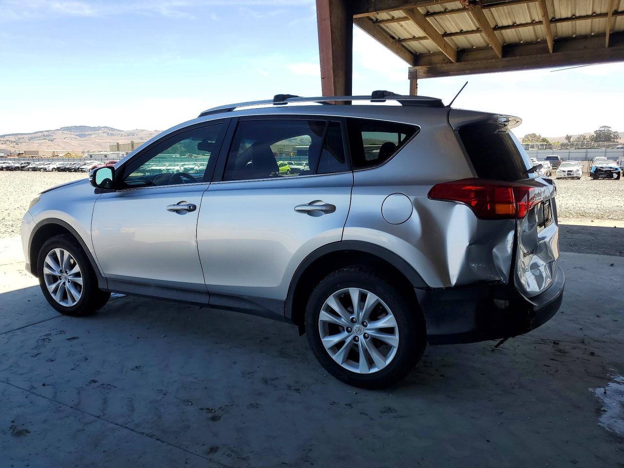 2015 Toyota Rav4 Limited Silver vin: 2T3DFREV9FW306255