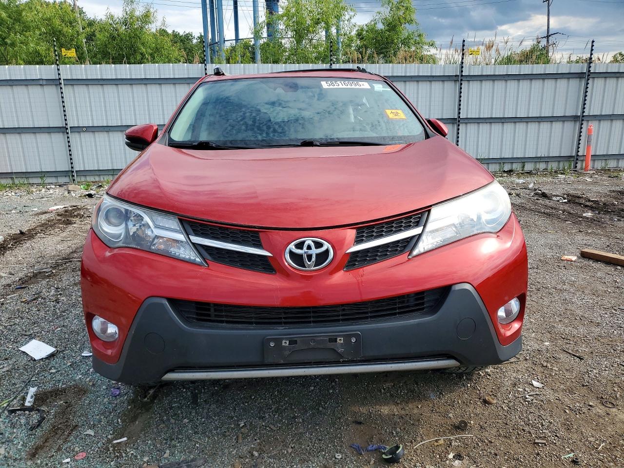 2015 Toyota Rav4 Limited Red vin: 2T3DFREV9FW316588