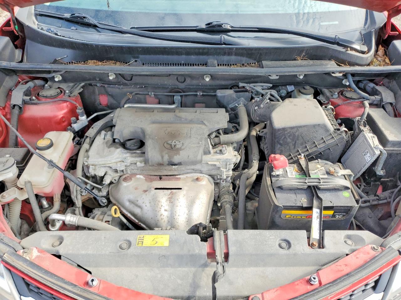 2015 Toyota Rav4 Limited Red vin: 2T3DFREV9FW316588