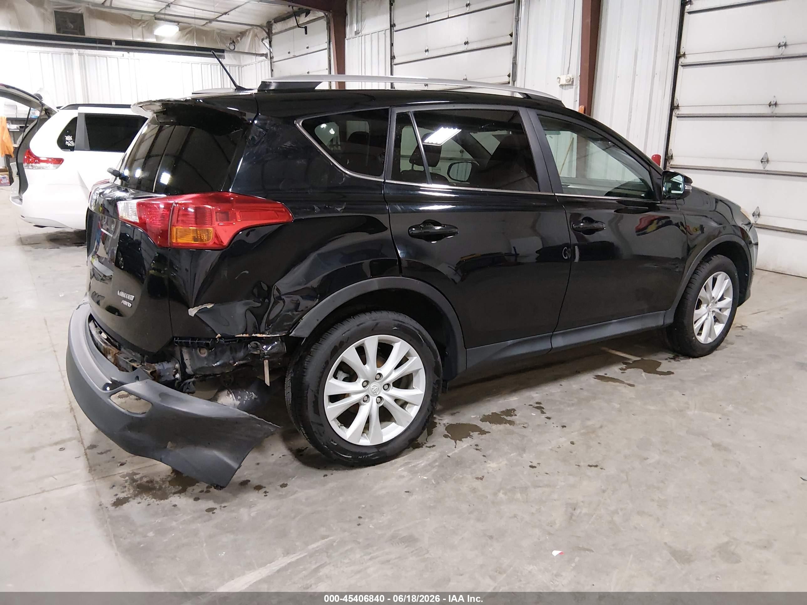2015 Toyota Rav4 Limited Black vin: 2T3DFREV9FW382705