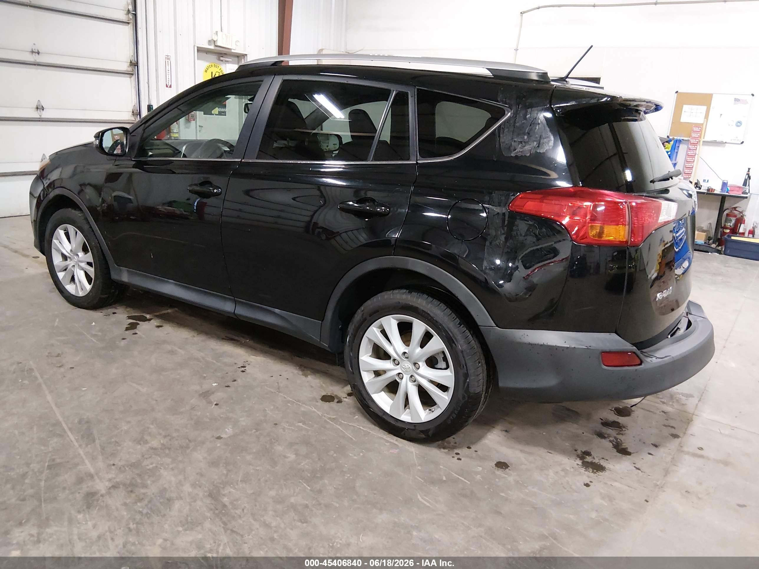 2015 Toyota Rav4 Limited Black vin: 2T3DFREV9FW382705