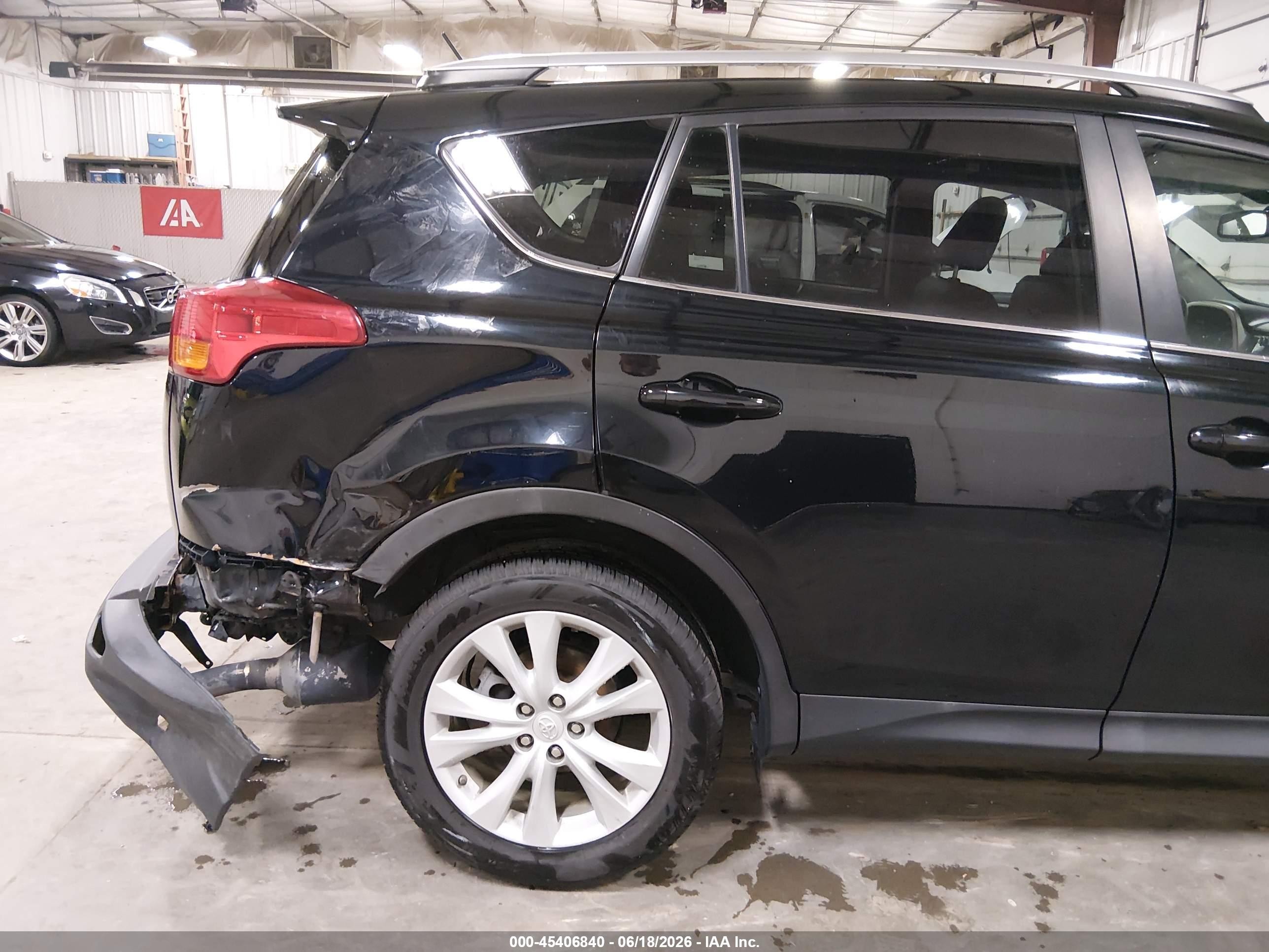 2015 Toyota Rav4 Limited Black vin: 2T3DFREV9FW382705