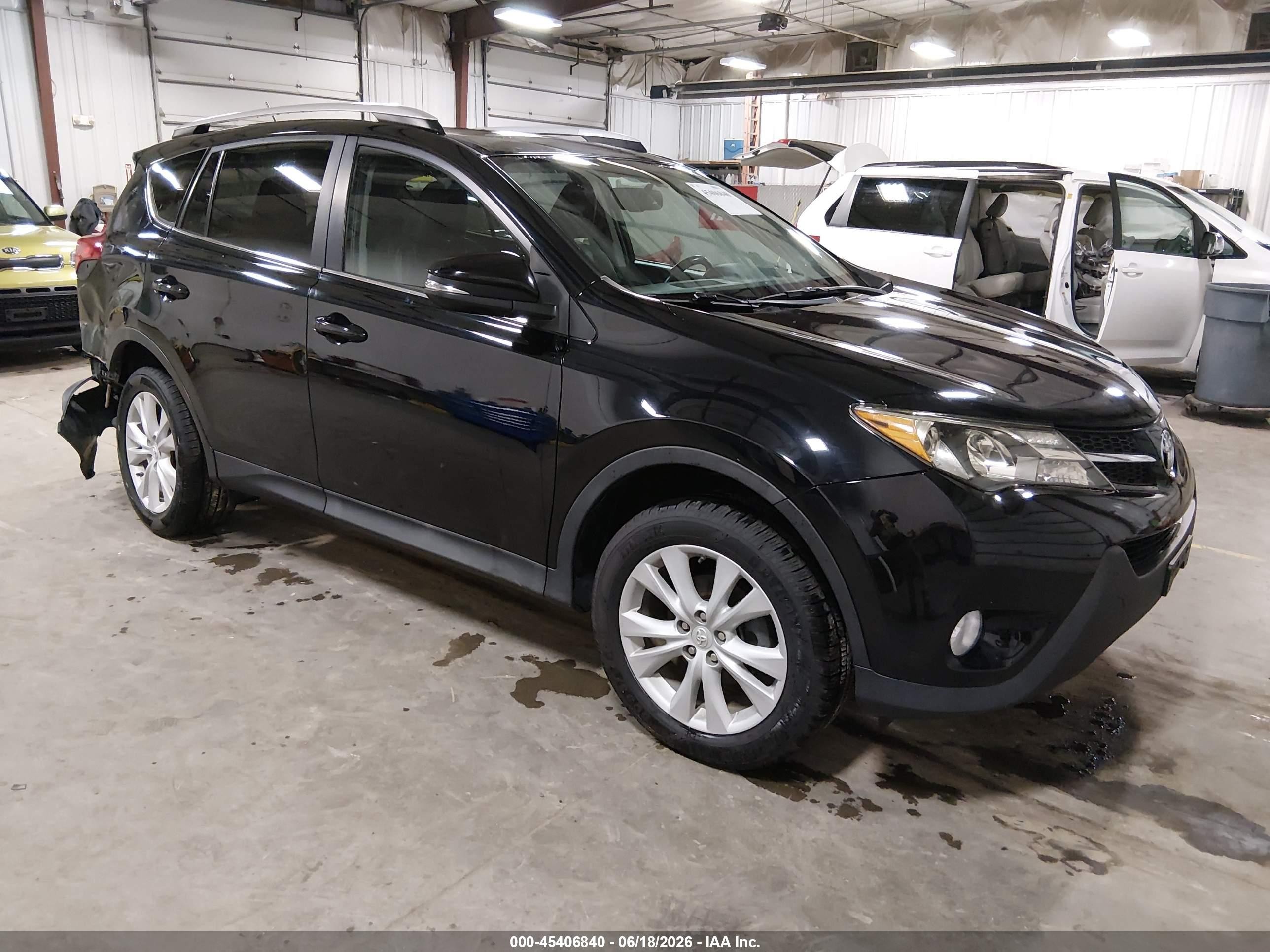 2015 Toyota Rav4 Limited Black vin: 2T3DFREV9FW382705