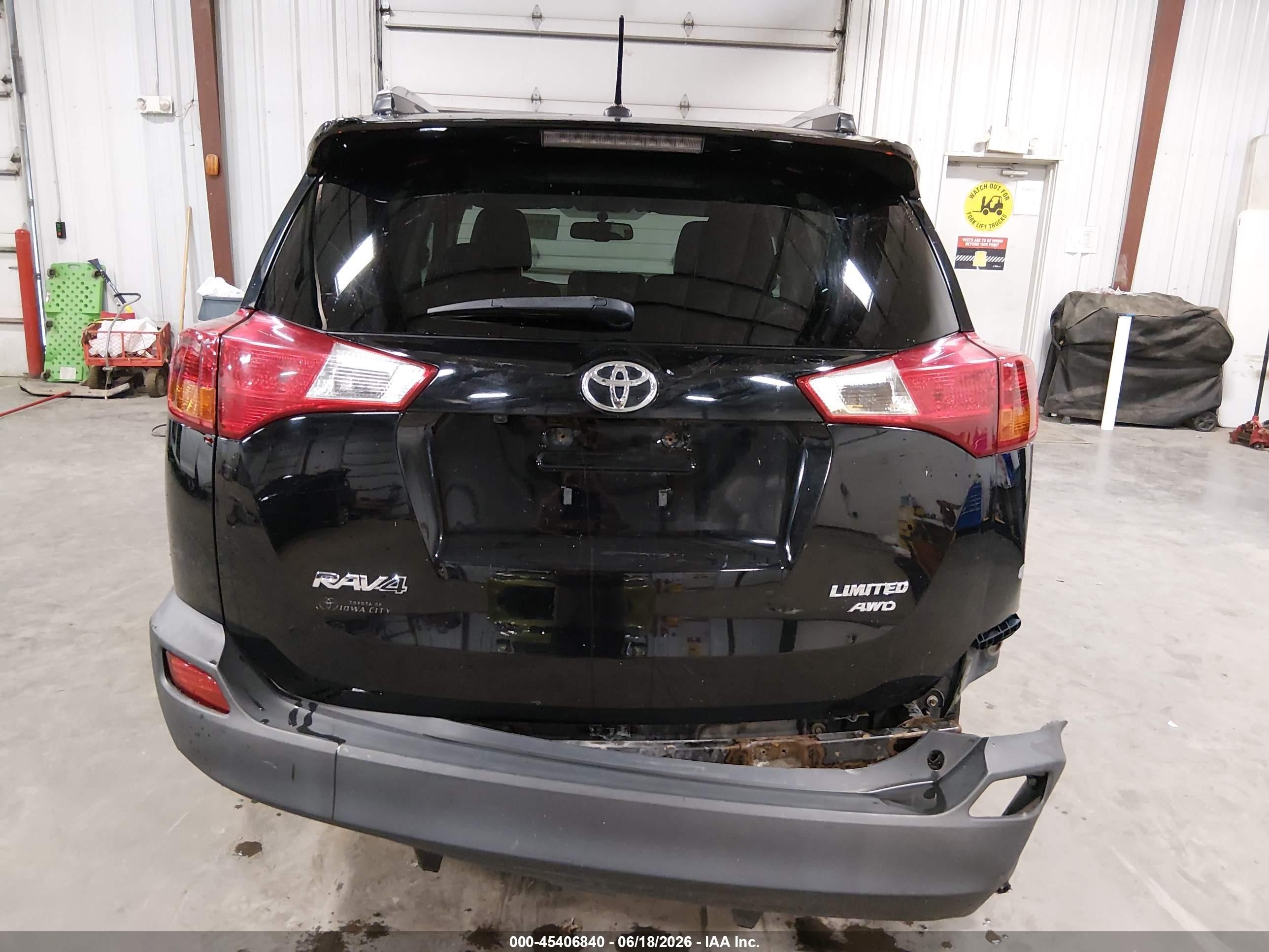 2015 Toyota Rav4 Limited Black vin: 2T3DFREV9FW382705