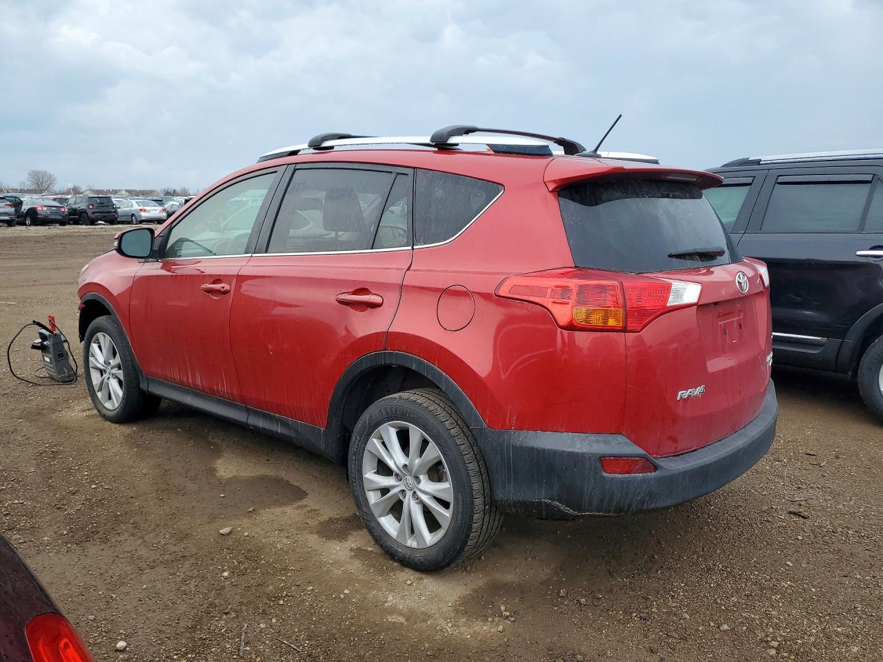 2015 Toyota Rav4 Limited Красный vin: 2T3DFREV9FW397916