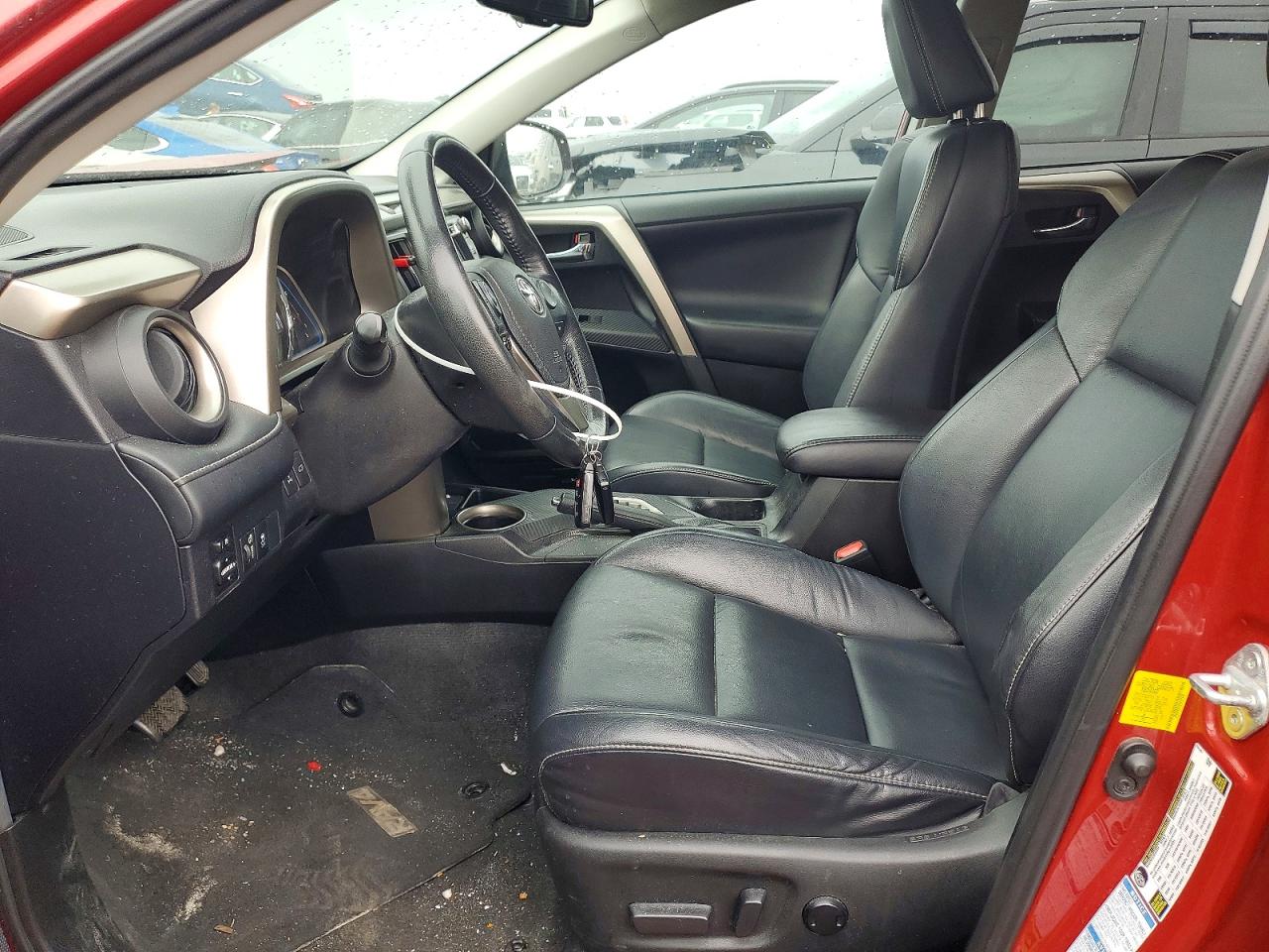 2015 Toyota Rav4 Limited Красный vin: 2T3DFREV9FW397916