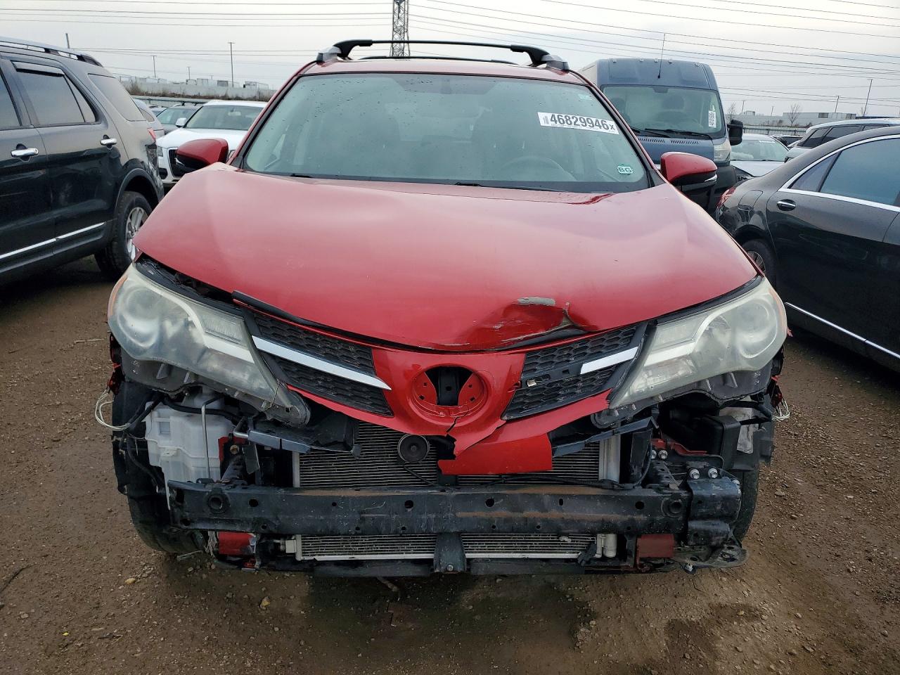 2015 Toyota Rav4 Limited Красный vin: 2T3DFREV9FW397916