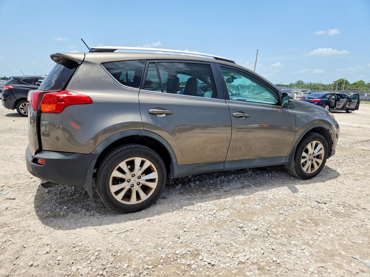 2013 Toyota Rav4 Limited Коричневый vin: 2T3DFREVXDW003658