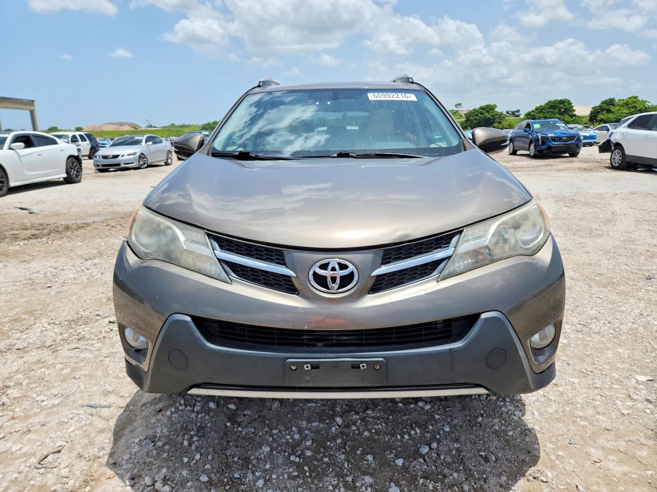 2013 Toyota Rav4 Limited Коричневый vin: 2T3DFREVXDW003658