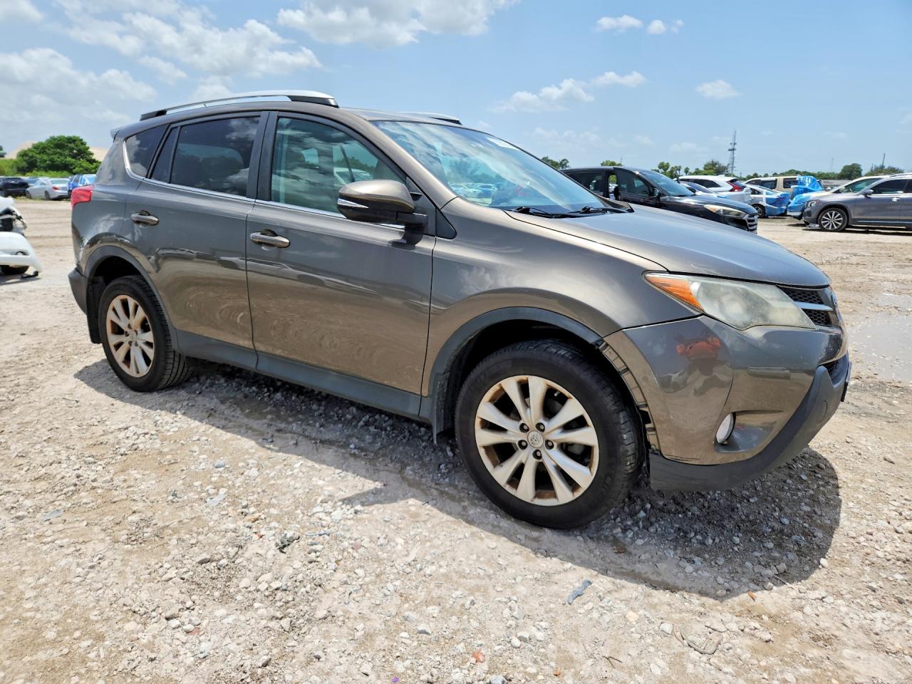 2013 Toyota Rav4 Limited Коричневый vin: 2T3DFREVXDW003658