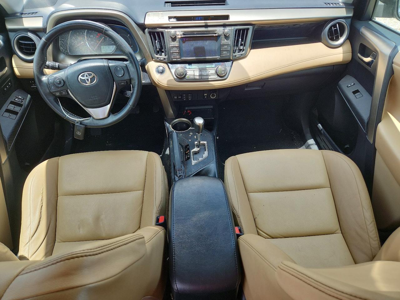 2013 Toyota Rav4 Limited Коричневый vin: 2T3DFREVXDW003658