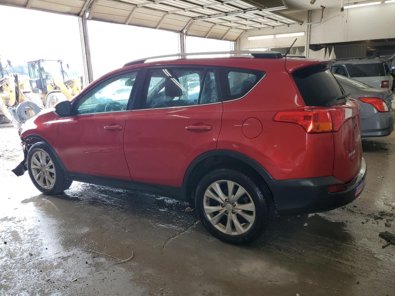 2013 Toyota Rav4 Limited Red vin: 2T3DFREVXDW043884