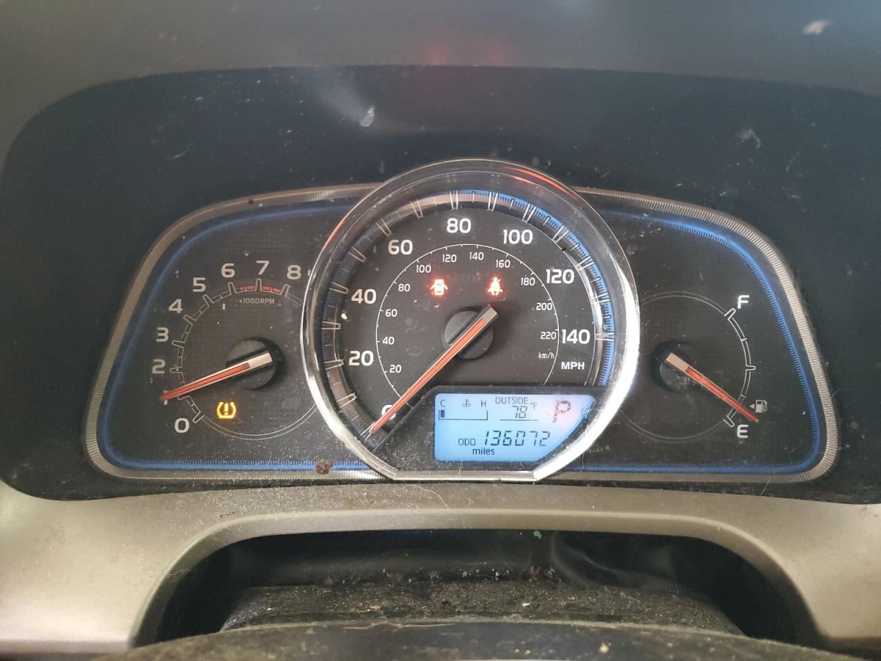 2013 Toyota Rav4 Limited Red vin: 2T3DFREVXDW043884