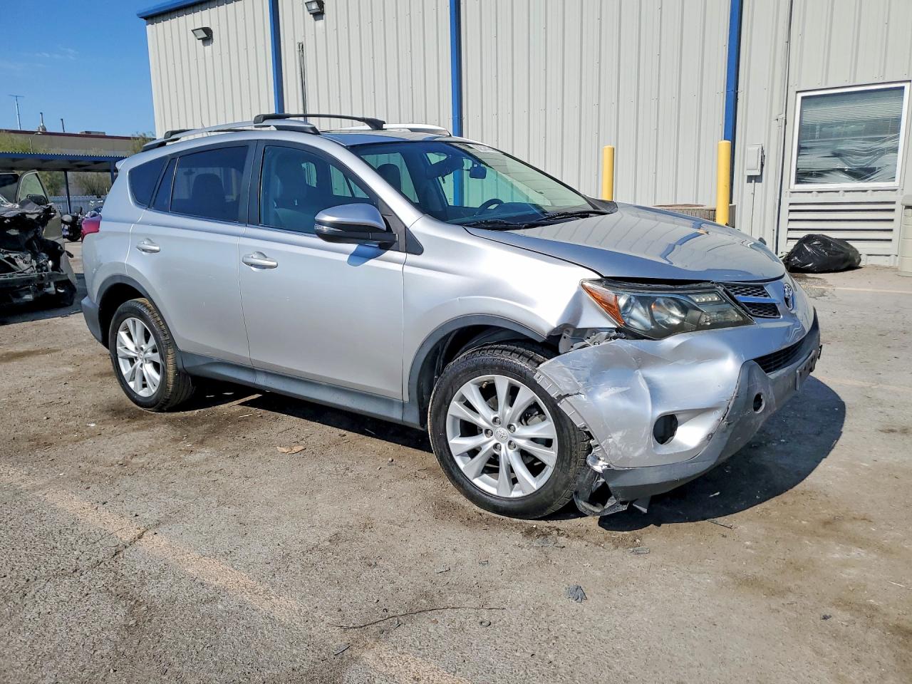 2013 Toyota Rav4 Limited Silver vin: 2T3DFREVXDW049667