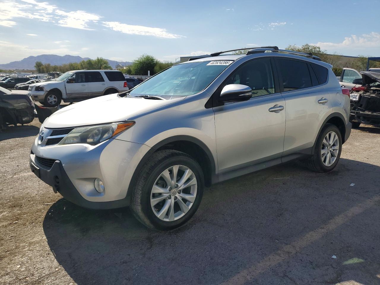 2013 Toyota Rav4 Limited Silver vin: 2T3DFREVXDW049667