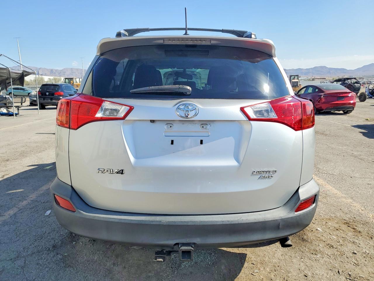 2013 Toyota Rav4 Limited Silver vin: 2T3DFREVXDW049667