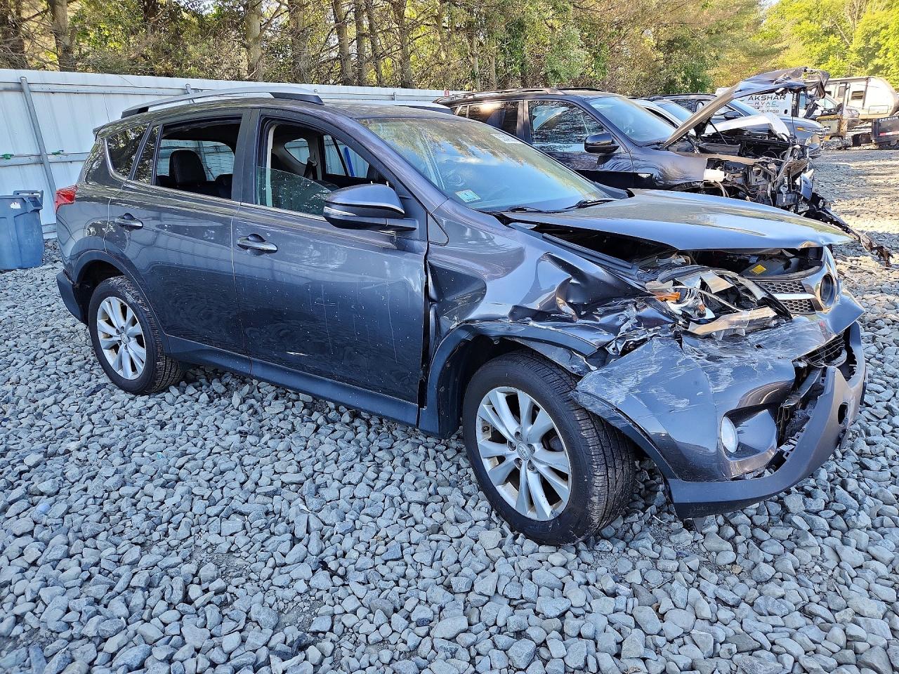 2013 Toyota Rav4 Limited Gray vin: 2T3DFREVXDW060295