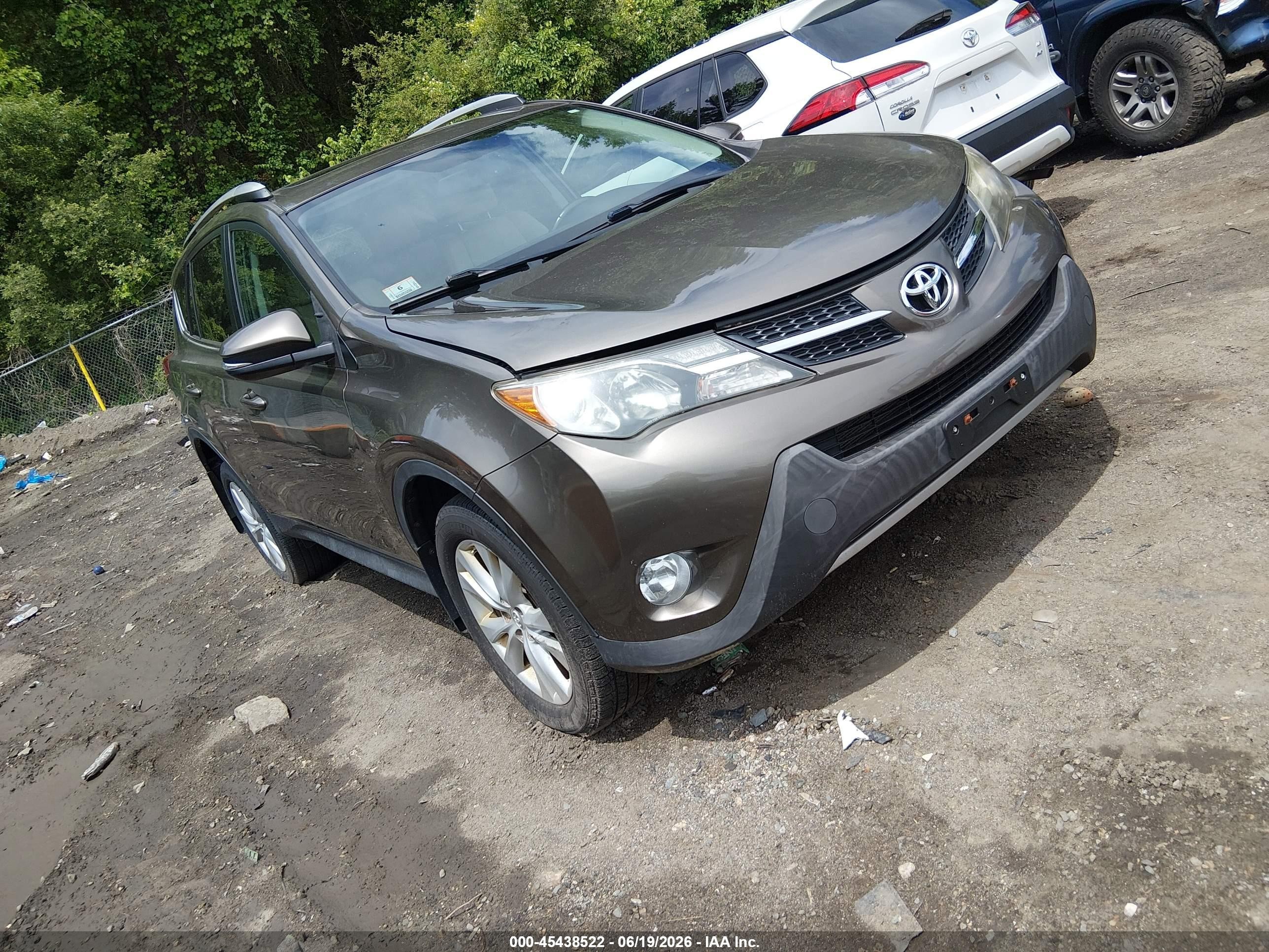 2013 Toyota Rav4 Limited Brown vin: 2T3DFREVXDW079428