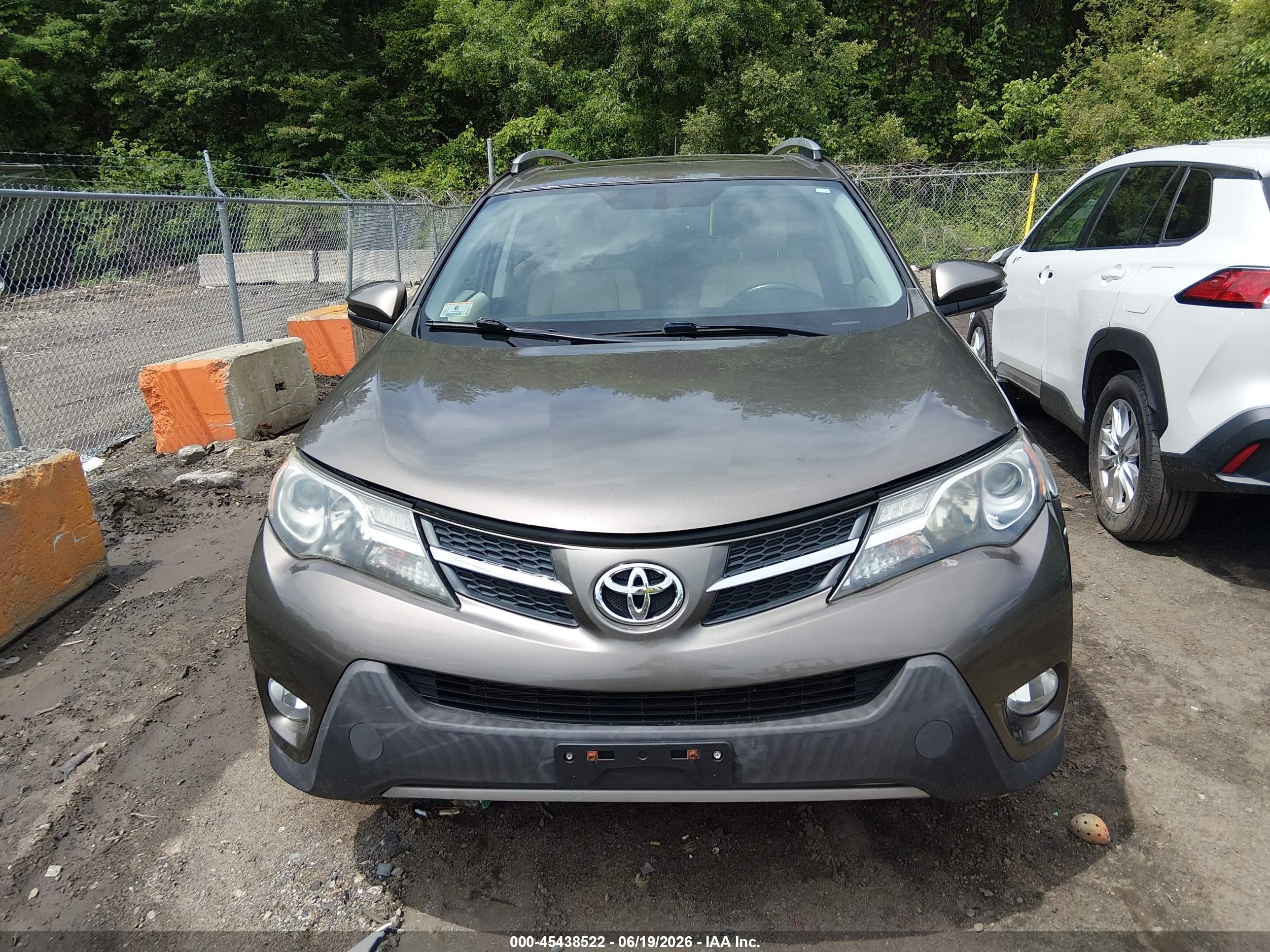 2013 Toyota Rav4 Limited Brown vin: 2T3DFREVXDW079428