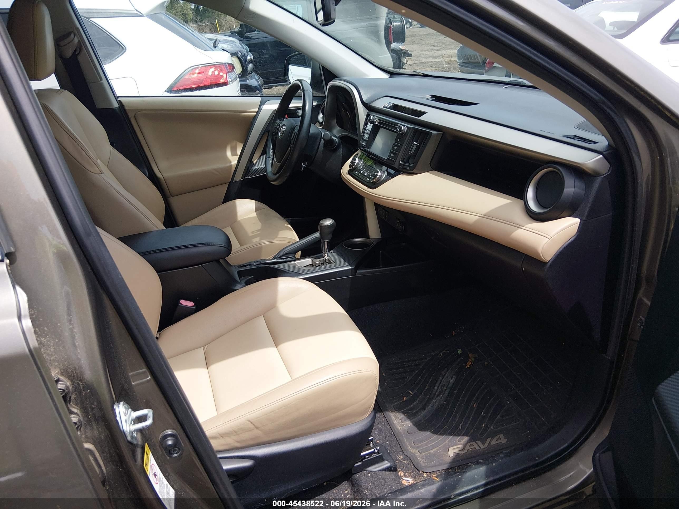 2013 Toyota Rav4 Limited Brown vin: 2T3DFREVXDW079428