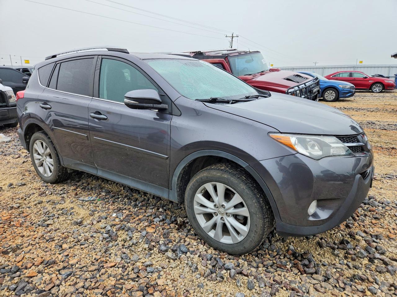 2013 Toyota Rav4 Limited Gray vin: 2T3DFREVXDW098447