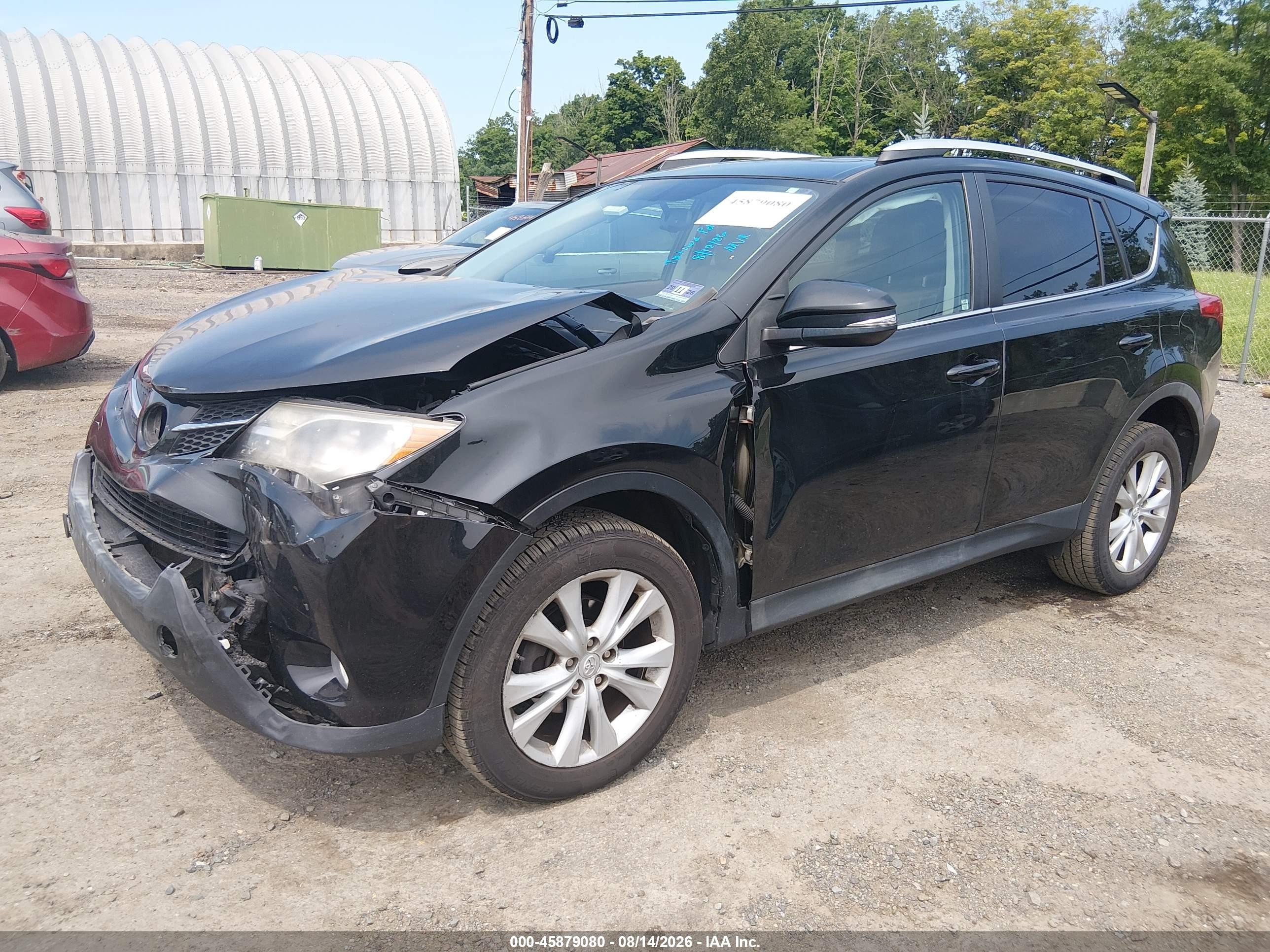 2013 Toyota Rav4 Limited Черный vin: 2T3DFREVXDW110077