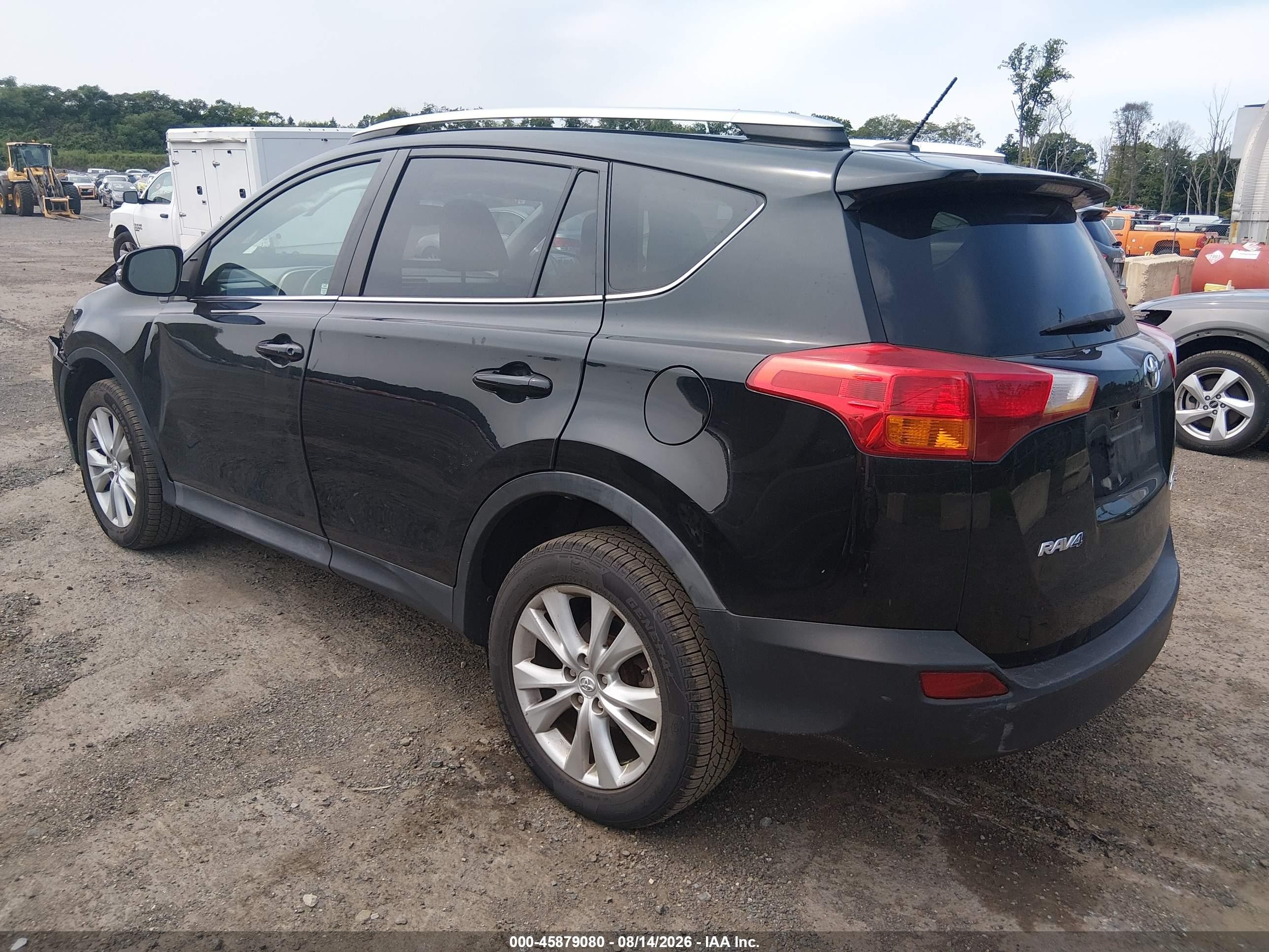 2013 Toyota Rav4 Limited Черный vin: 2T3DFREVXDW110077