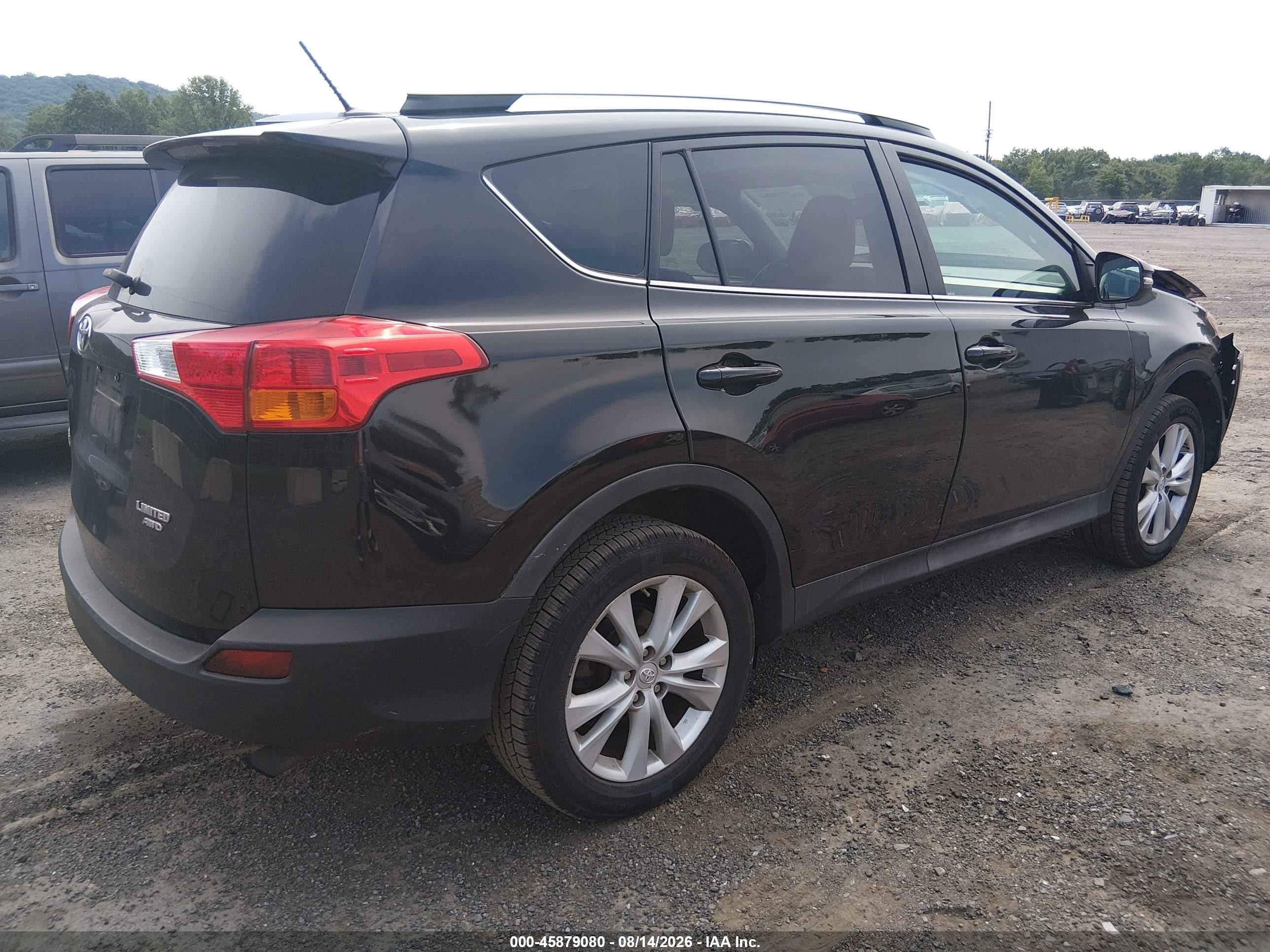 2013 Toyota Rav4 Limited Черный vin: 2T3DFREVXDW110077