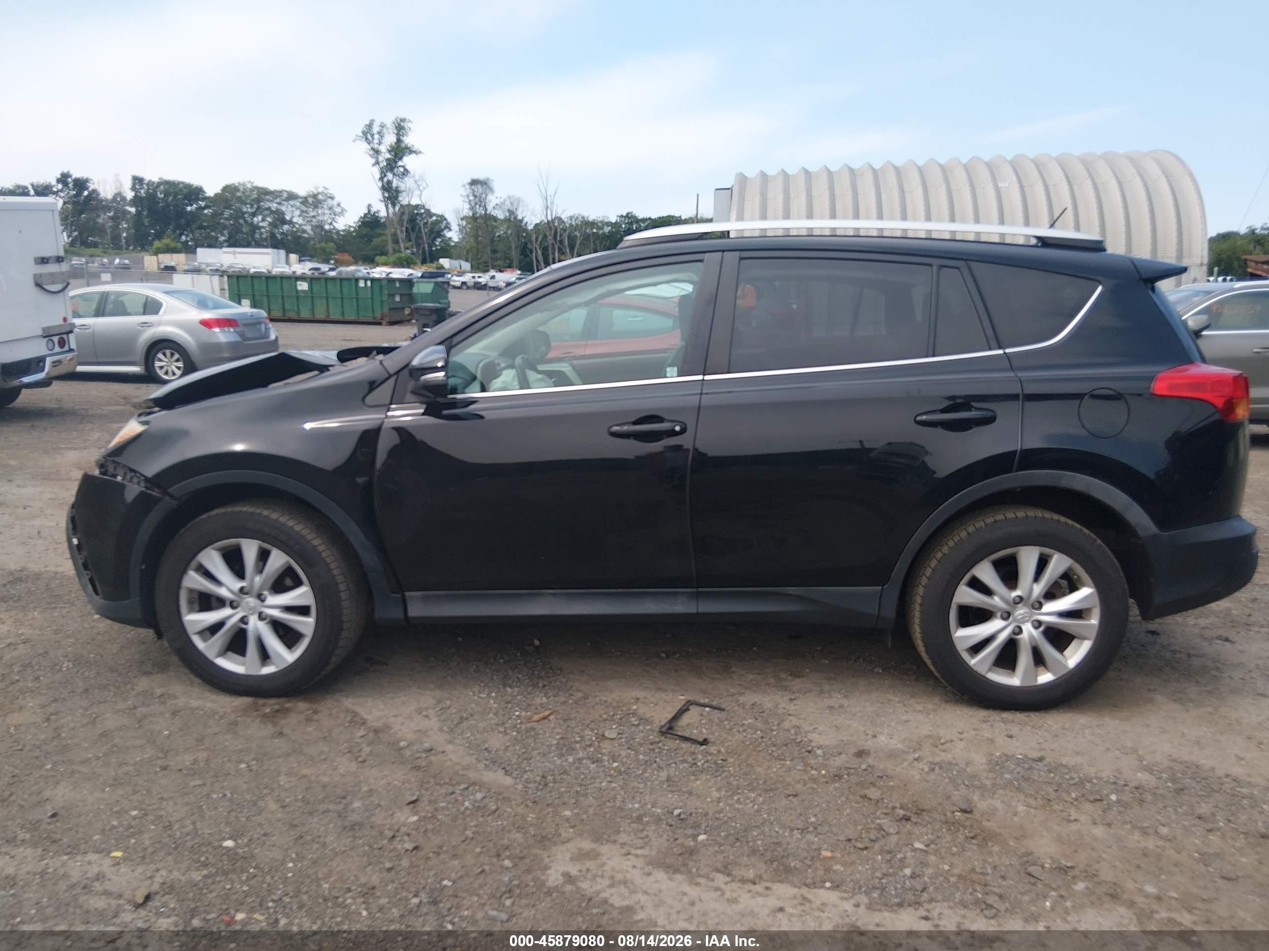 2013 Toyota Rav4 Limited Черный vin: 2T3DFREVXDW110077