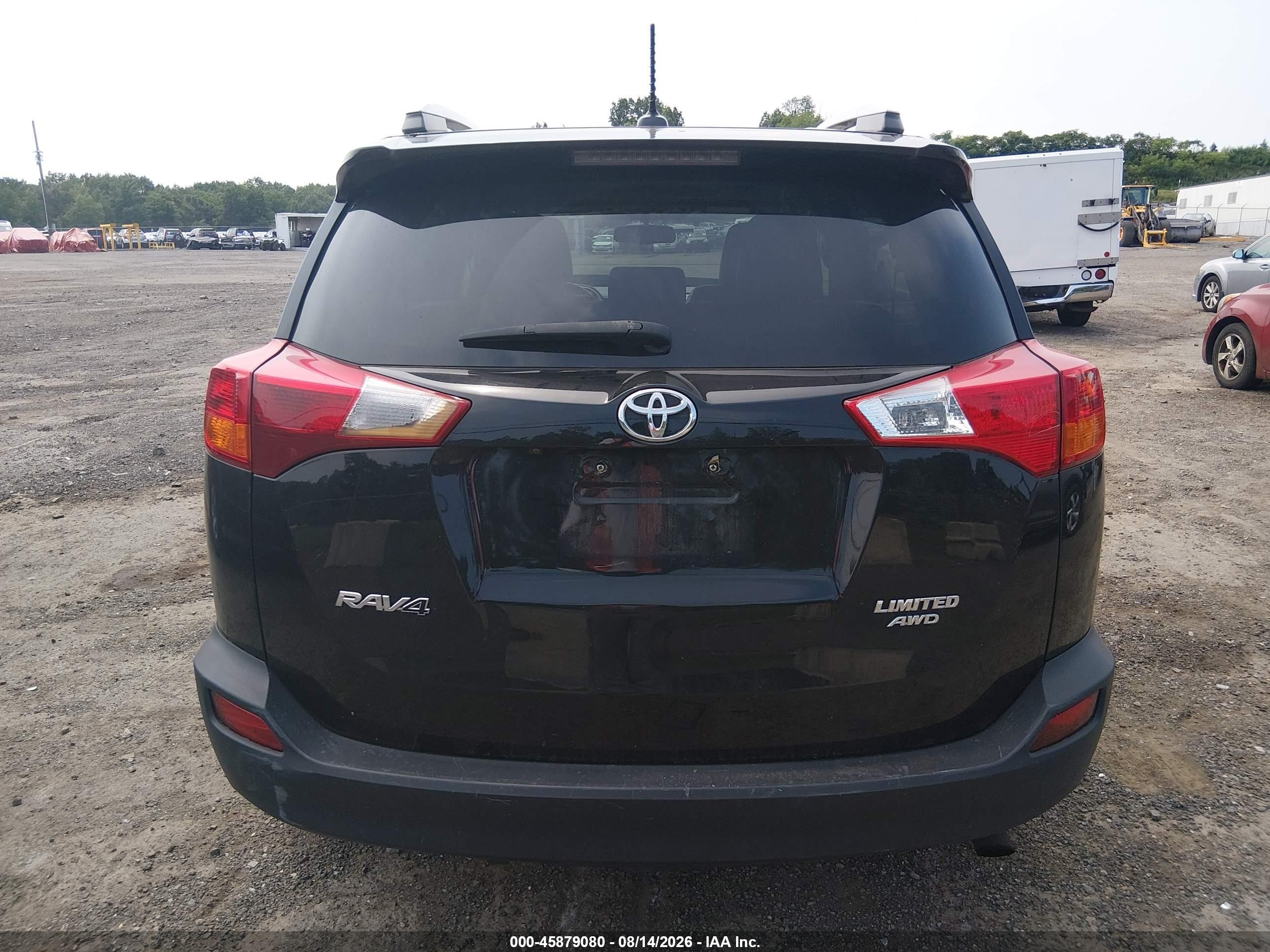 2013 Toyota Rav4 Limited Черный vin: 2T3DFREVXDW110077